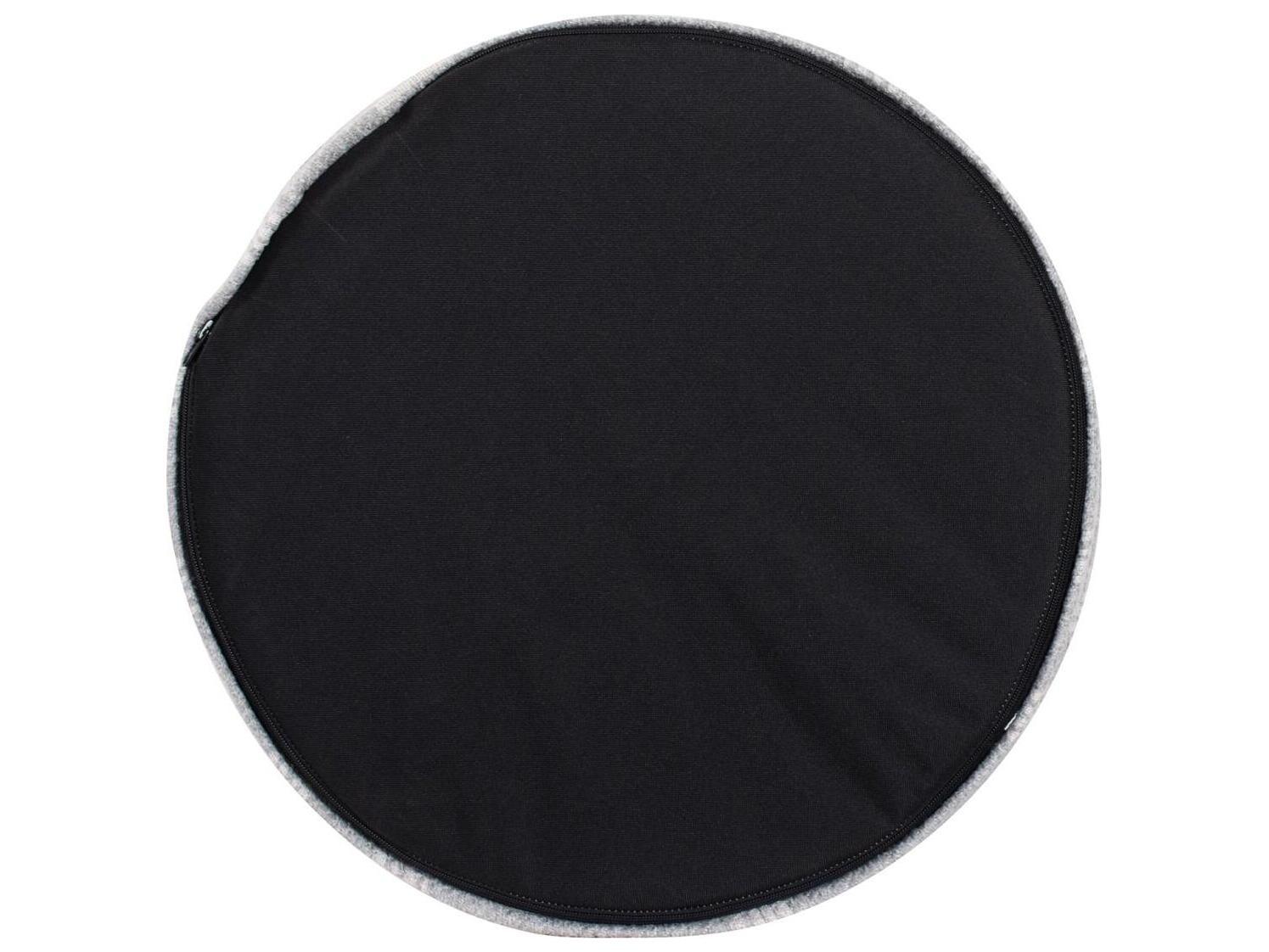 Howard Elliott Outdoor No Tip Syros Fog Fabric Cushion Ottoman