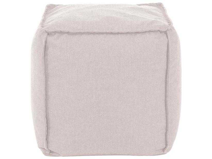 Howard Elliott Outdoor Patio Seascape Sand Fabric Cushion Ottoman