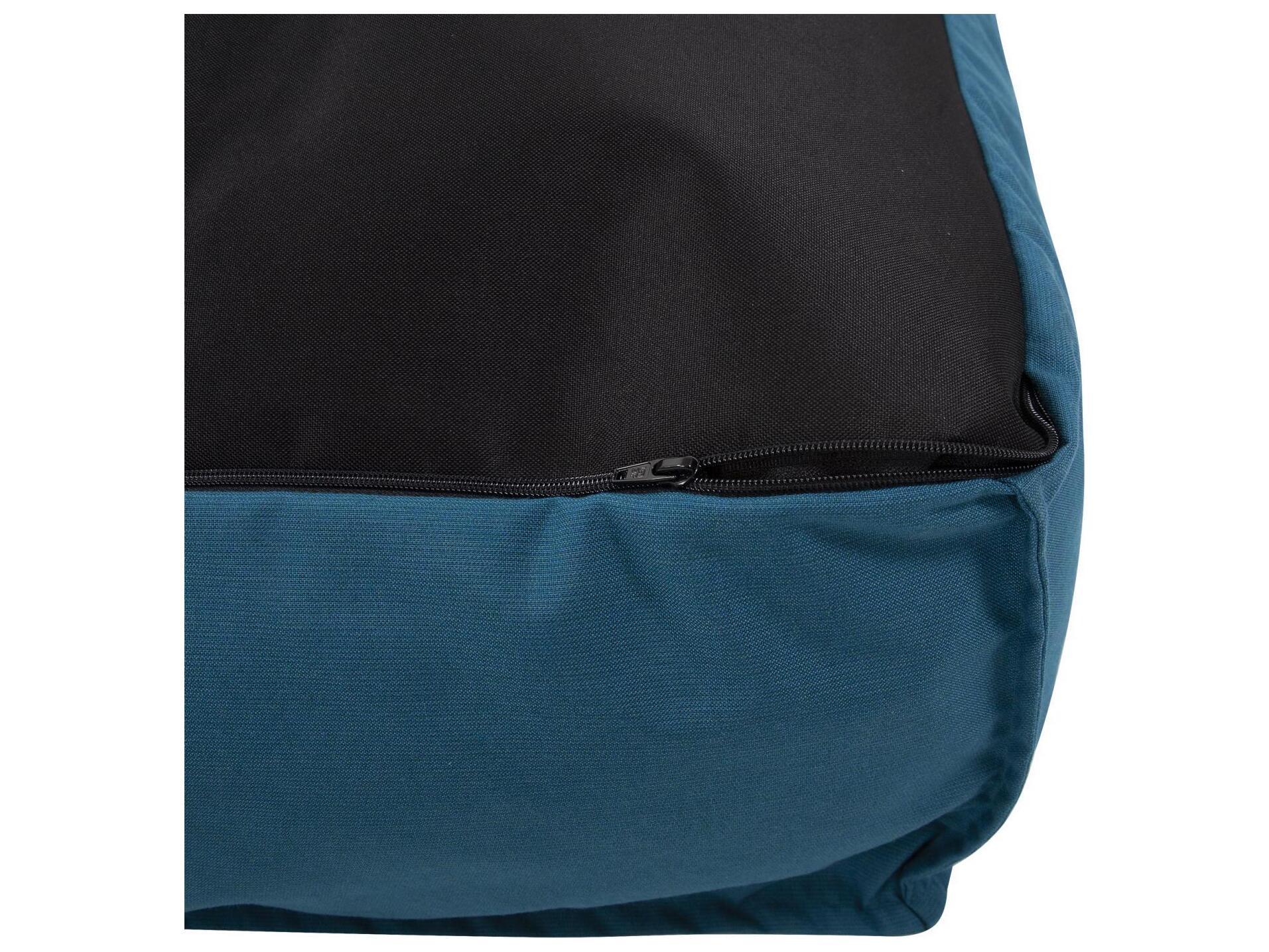 Howard Elliott Outdoor Seascape Turquoise Fabric Cushion Ottoman