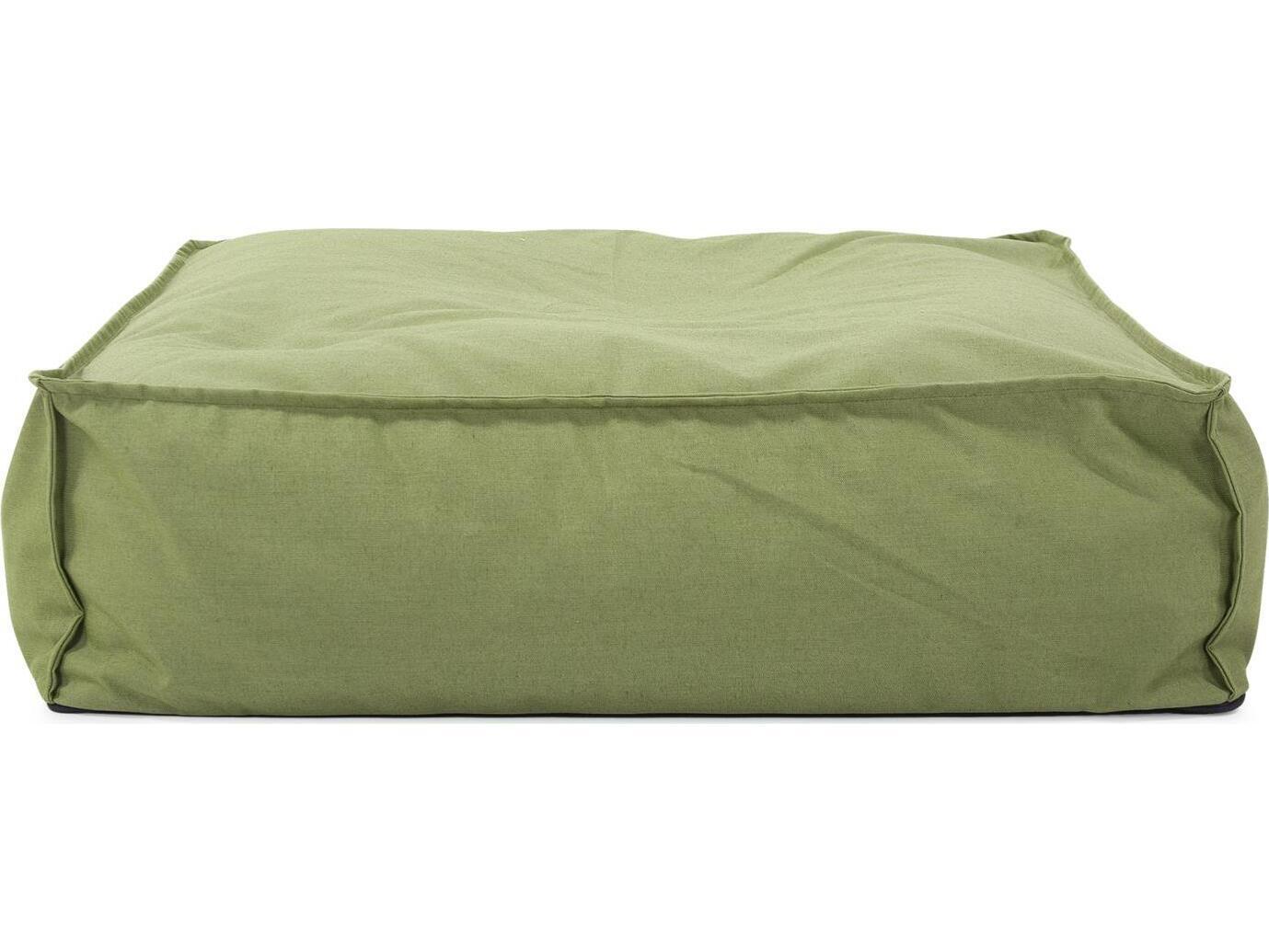 Howard Elliott Outdoor Seascape Moss Fabric Cushion Ottoman