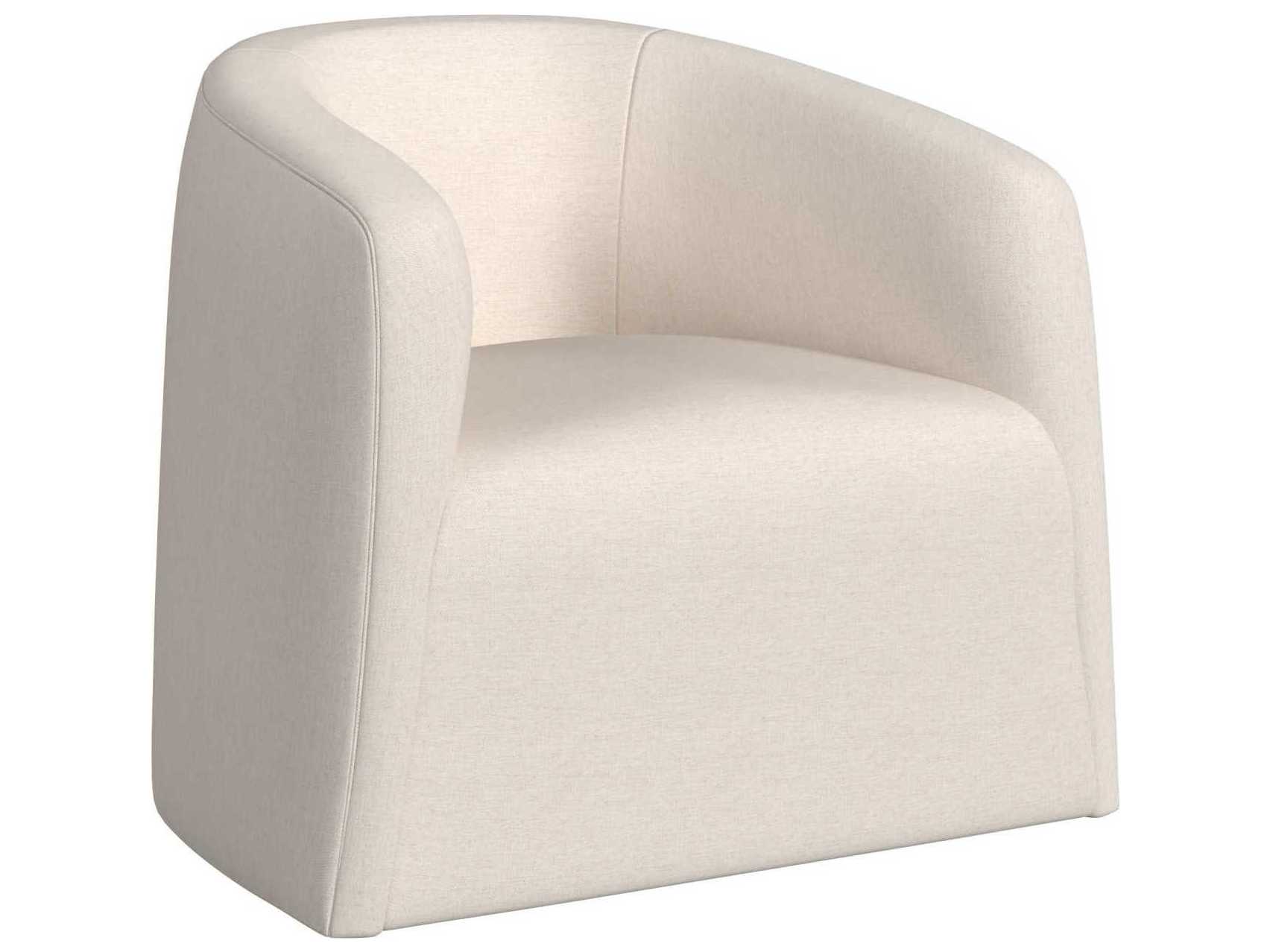 HF Custom by Hooker Furniture Nova Swivel Beige Fabric Accent Chair