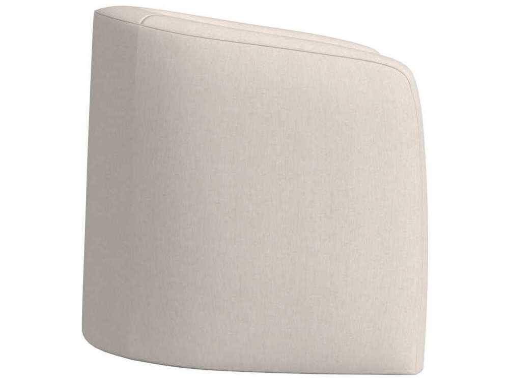 HF Custom by Hooker Furniture Nova Swivel Beige Fabric Accent Chair
