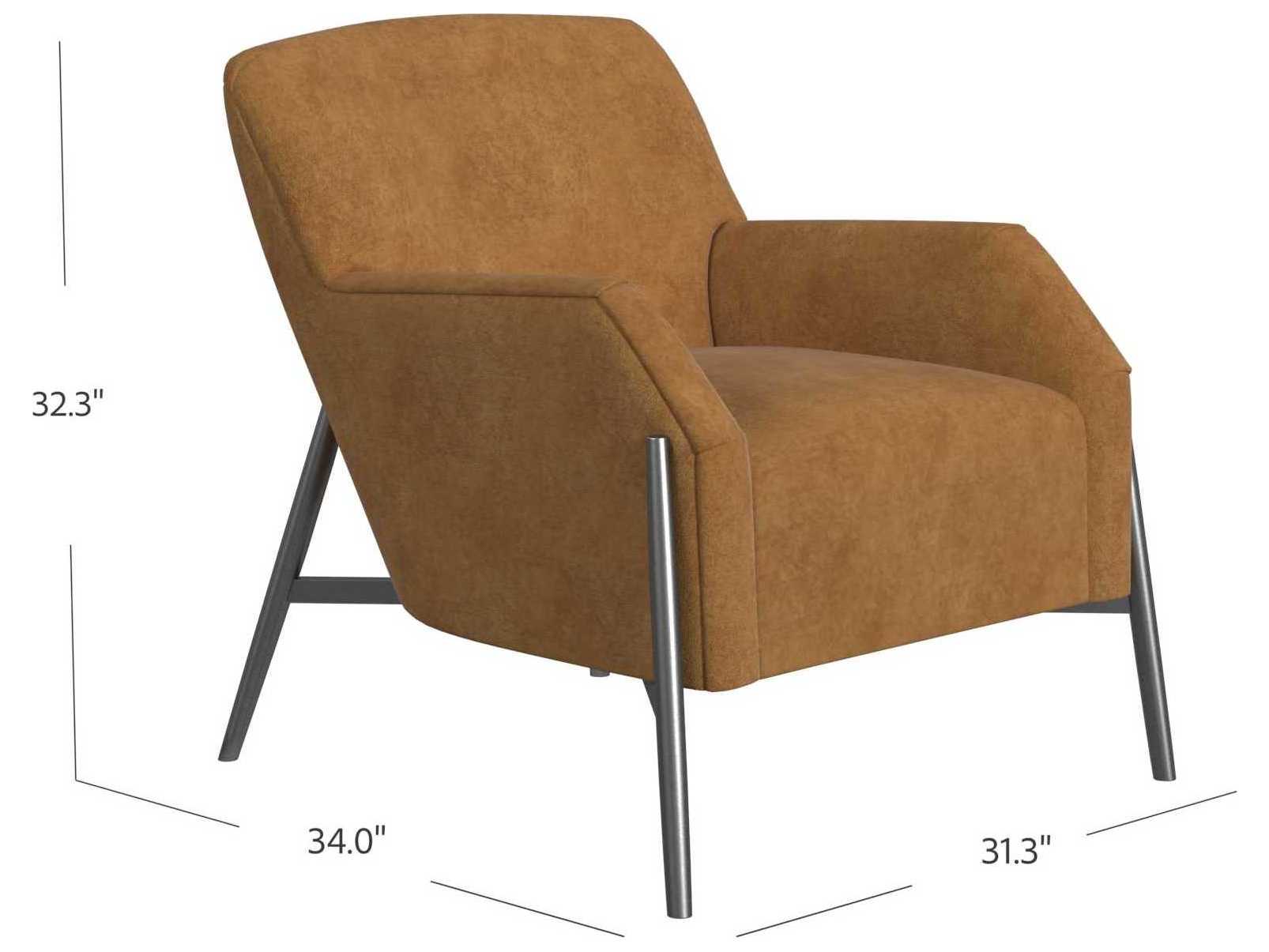 HF Custom by Hooker Furniture Ace Brown Fabric Accent Chair