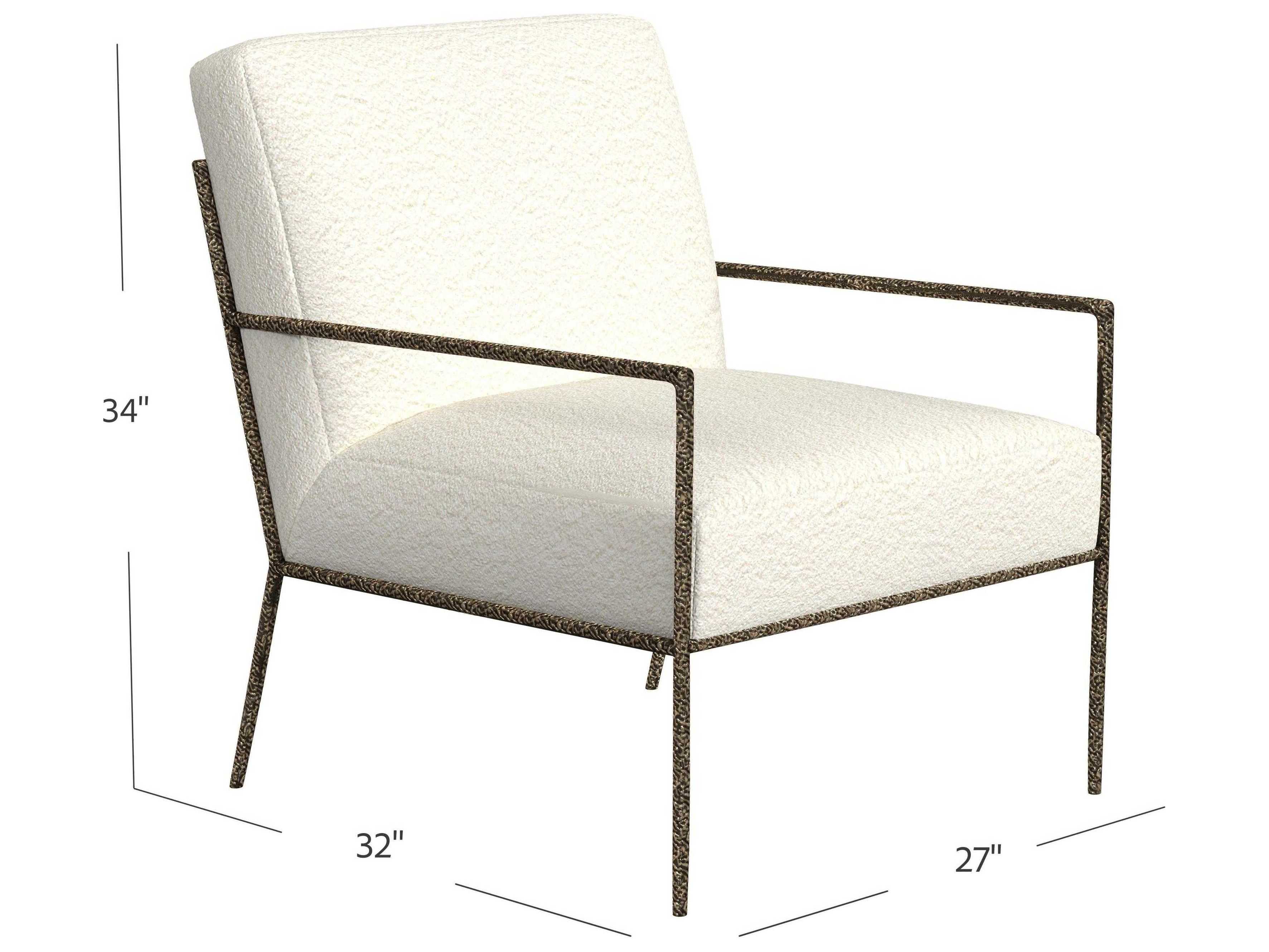 HF Custom by Hooker Furniture Luca Beige Fabric Accent Chair