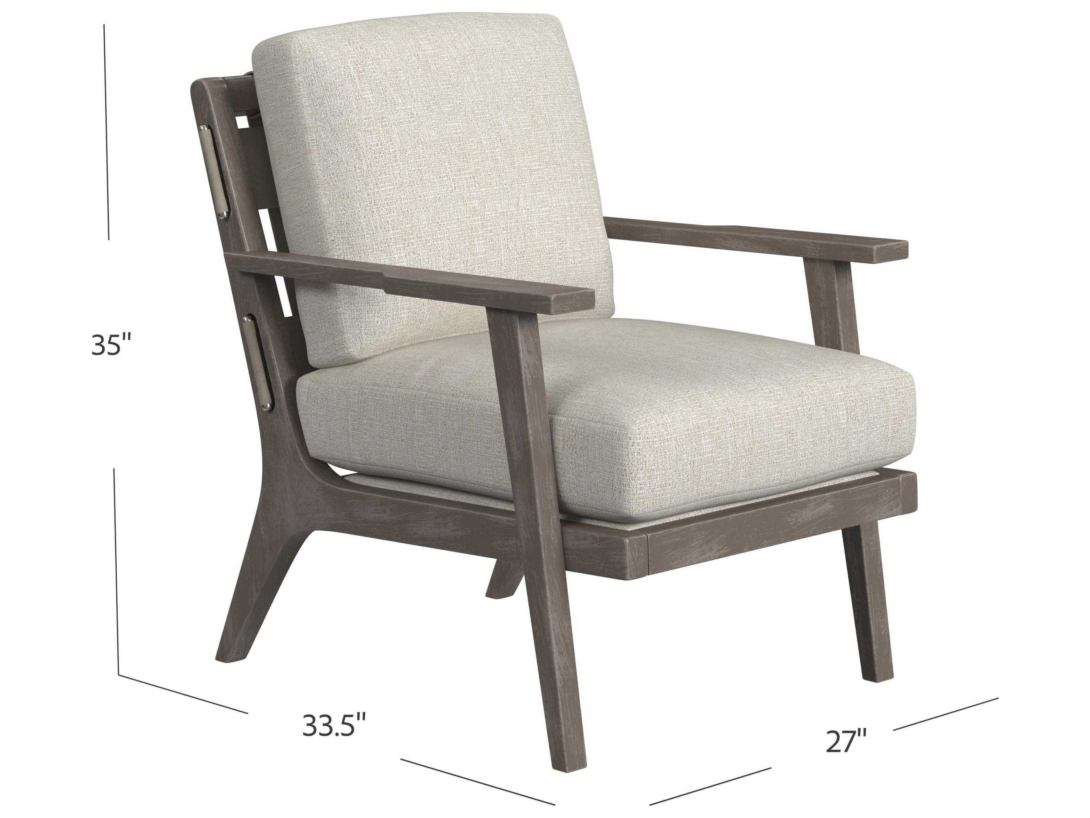 HF Custom by Hooker Furniture Leif Gray Fabric Accent Chair