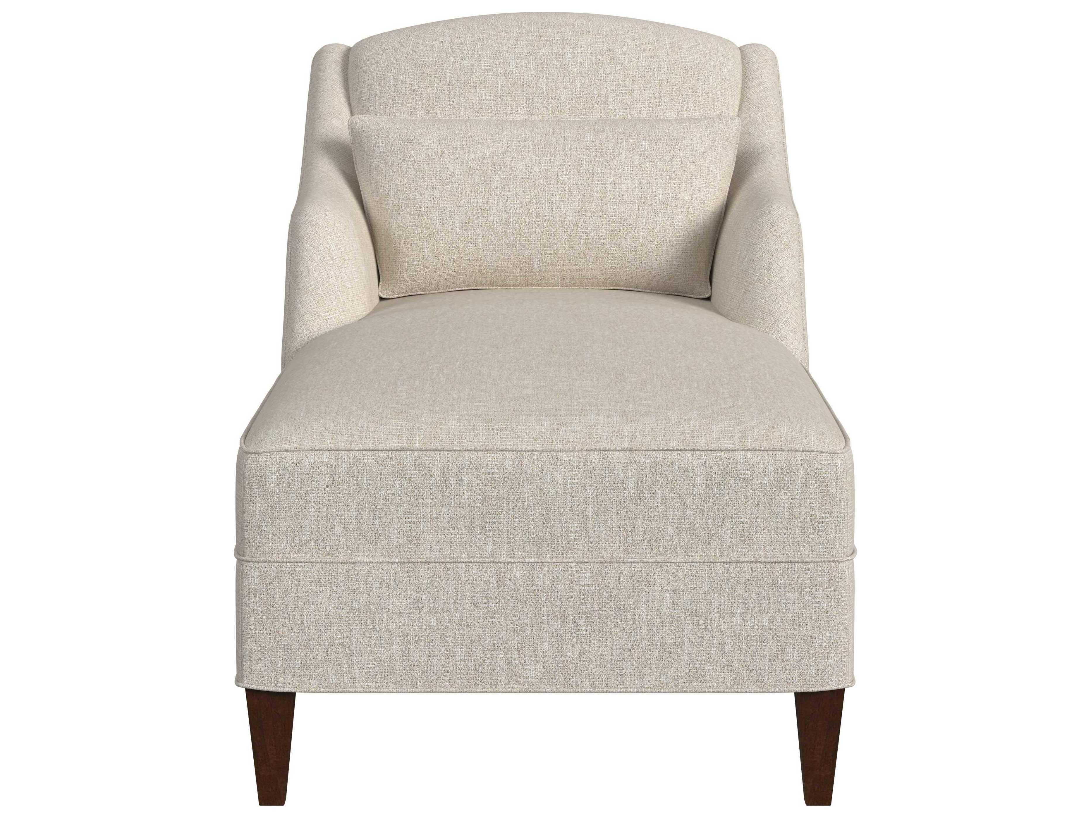 HF Custom by Hooker Furniture Lark Beige Brown Upholstered Chaise