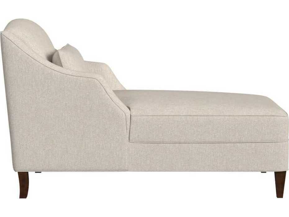 HF Custom by Hooker Furniture Lark Beige Brown Upholstered Chaise