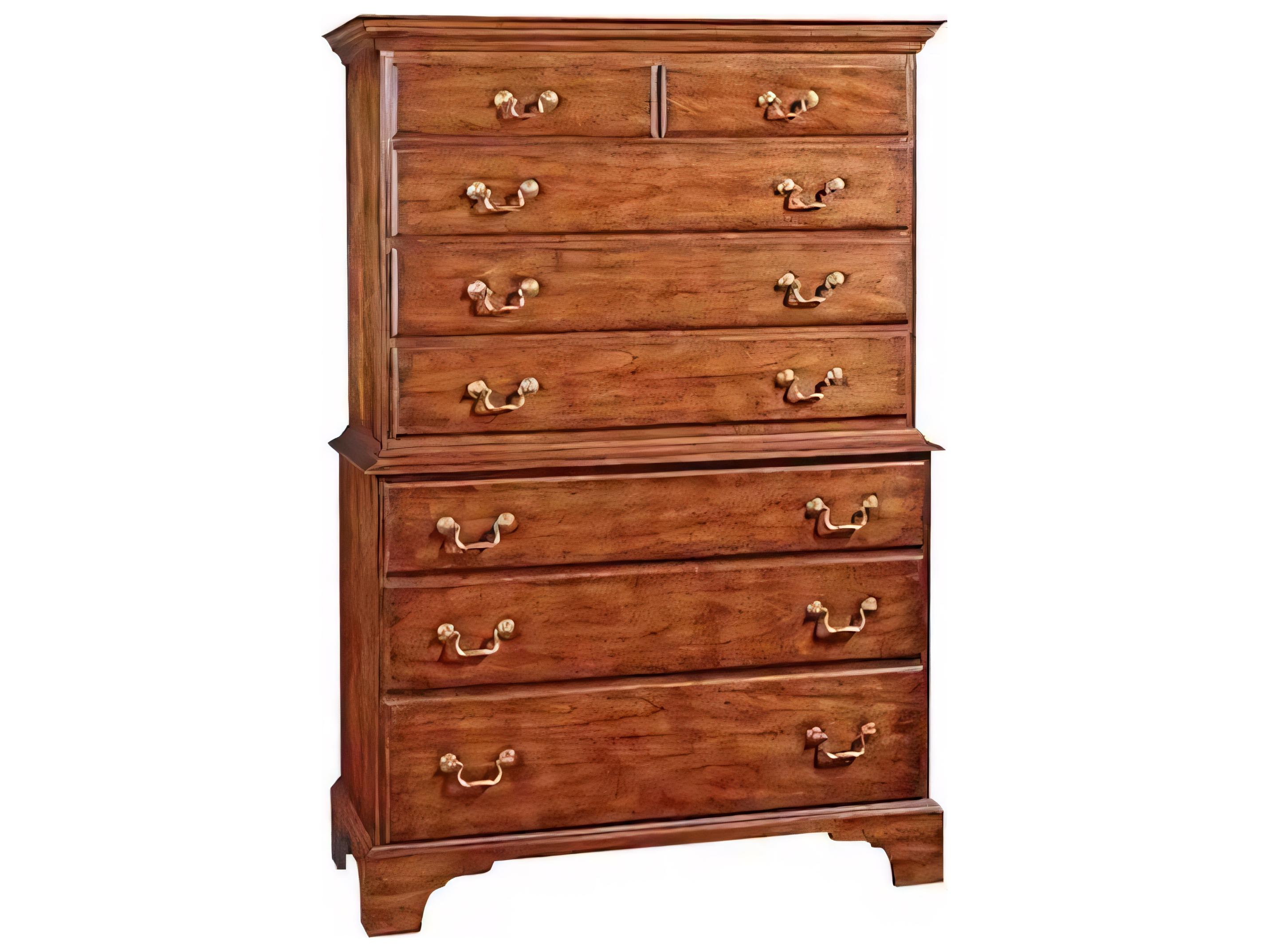 Henkel Harris Brown Mahogany Wood Accent Chest