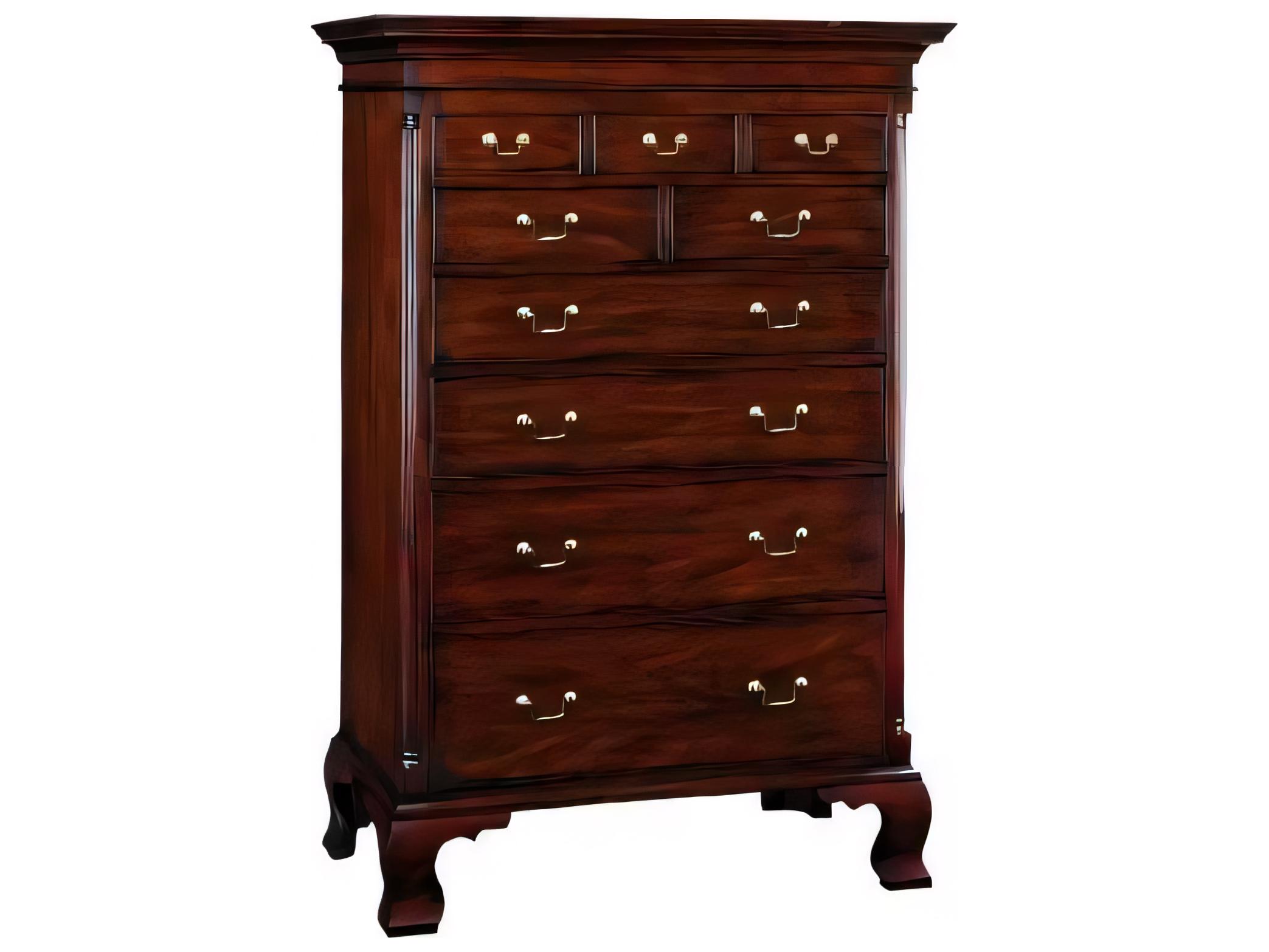 Henkel Harris Brown Birch Plywood Wood Accent Chest