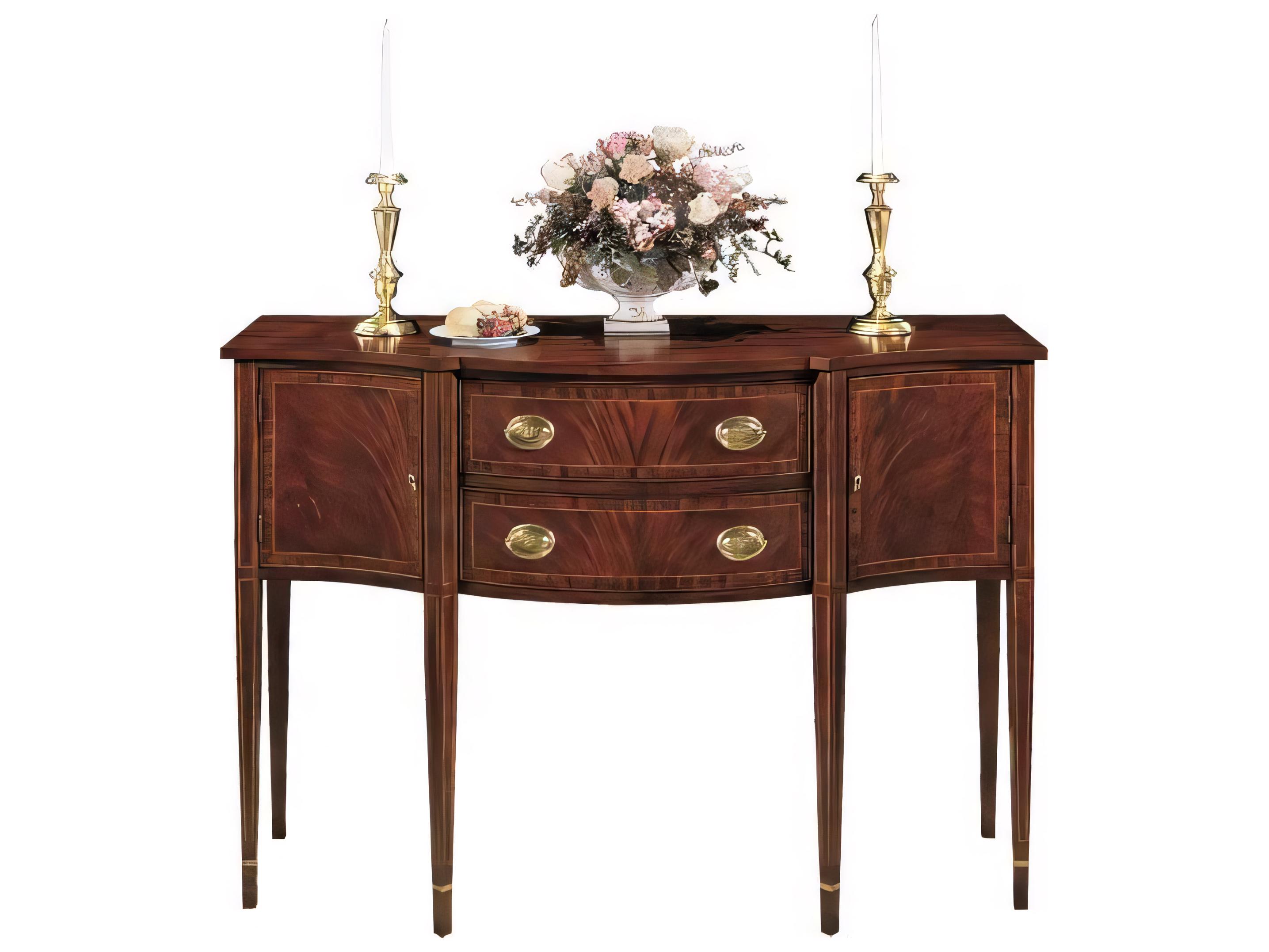 Henkel Harris 56" Mahogany Wood Sideboard