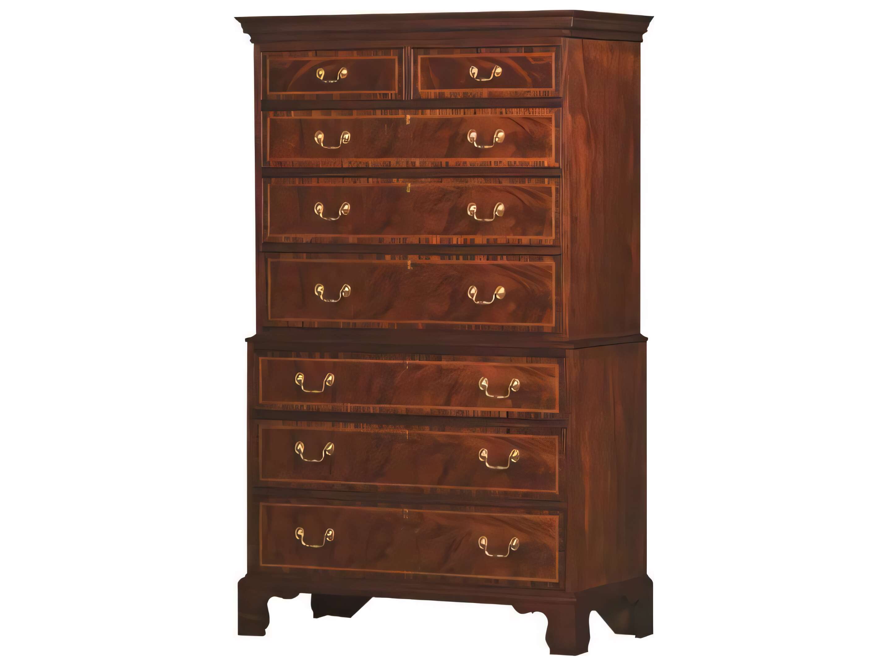 Henkel Harris Brown Cherry Wood Accent Chest