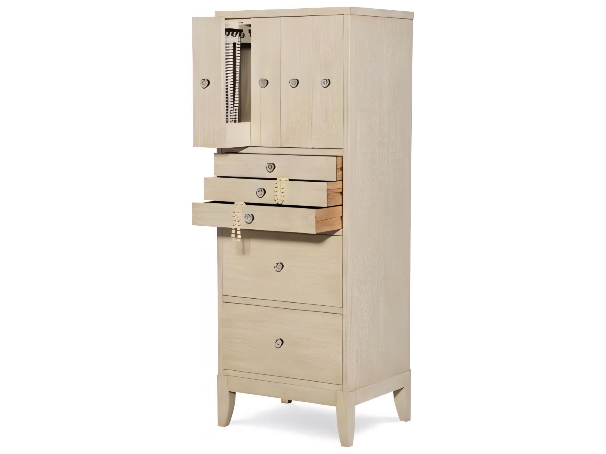 Henkel Harris White Cherry Wood Accent Chest