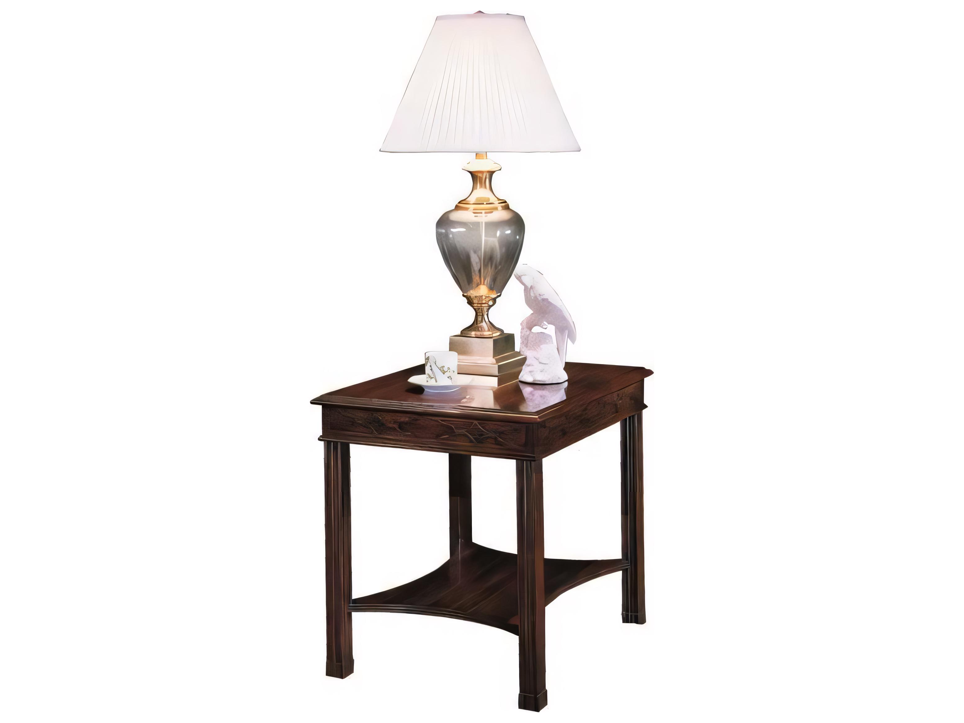 Henkel Harris Rectangular Wood End Table