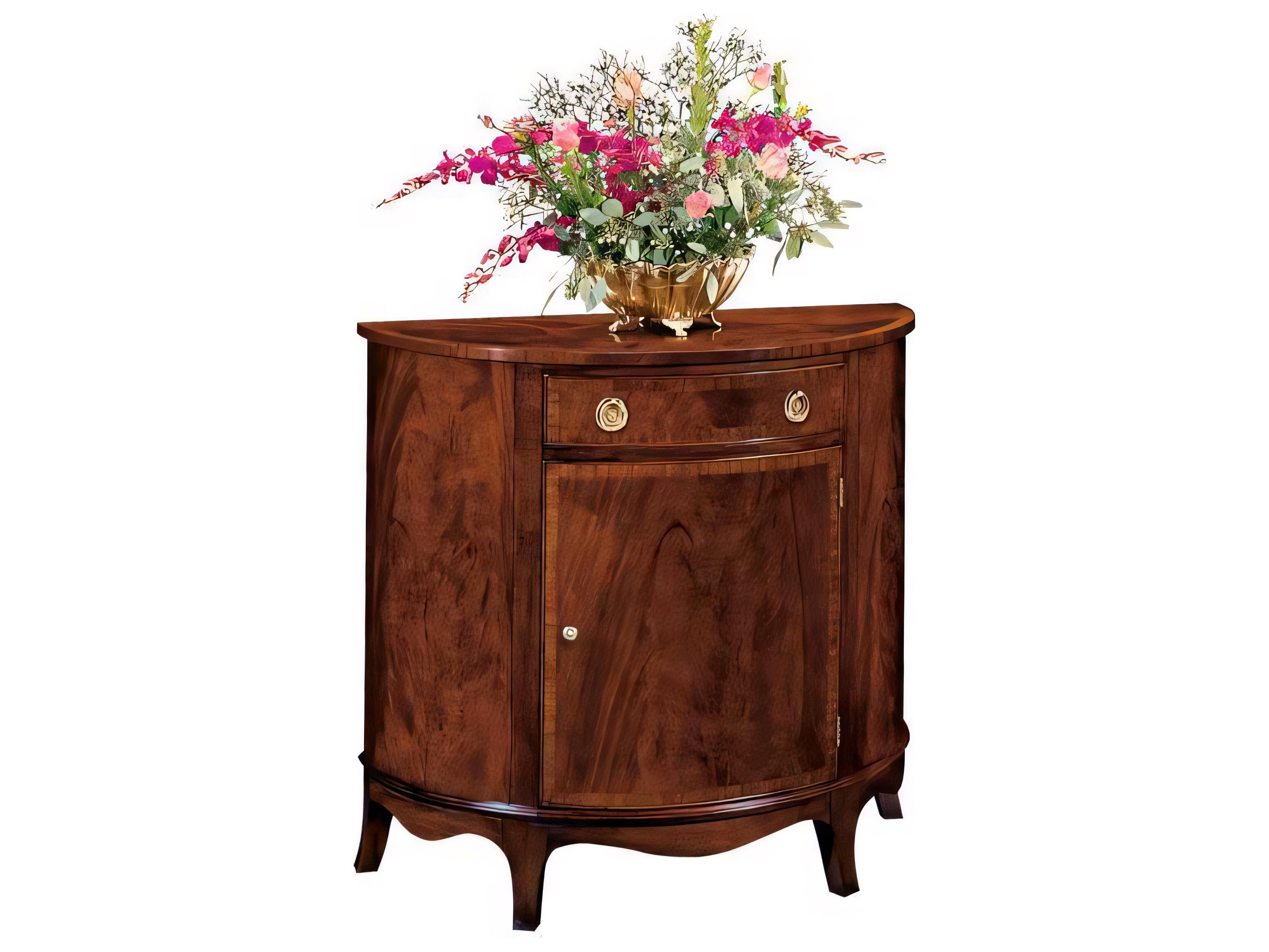 Henkel Harris Brown Mahogany Wood Accent Chest