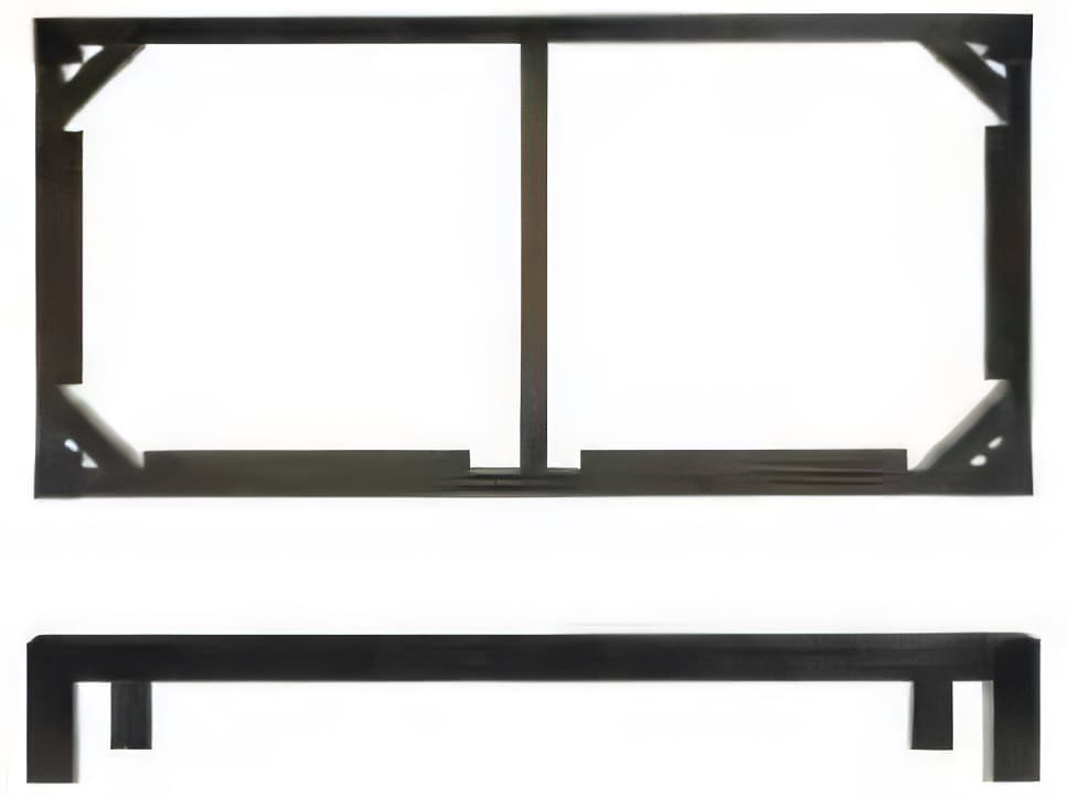 Hickory White Single Parson'S 18" Deep Base