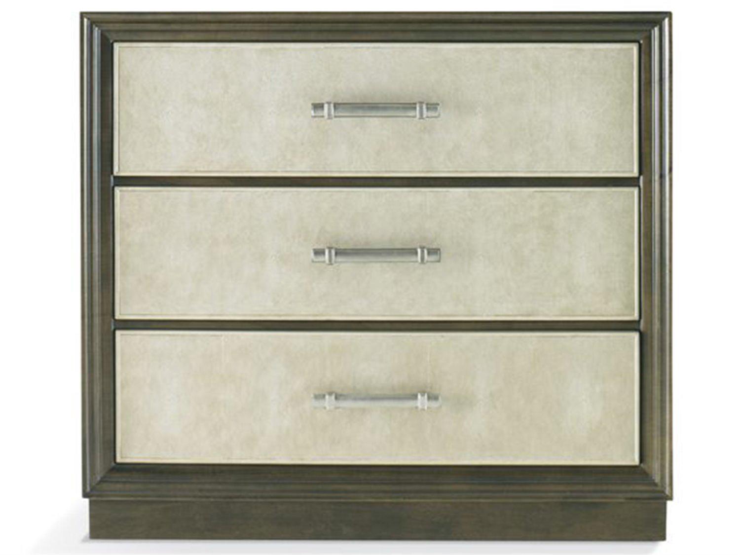 Hickory White Custom Elements Cabinet Stone Brown Maple Wood Accent Chest
