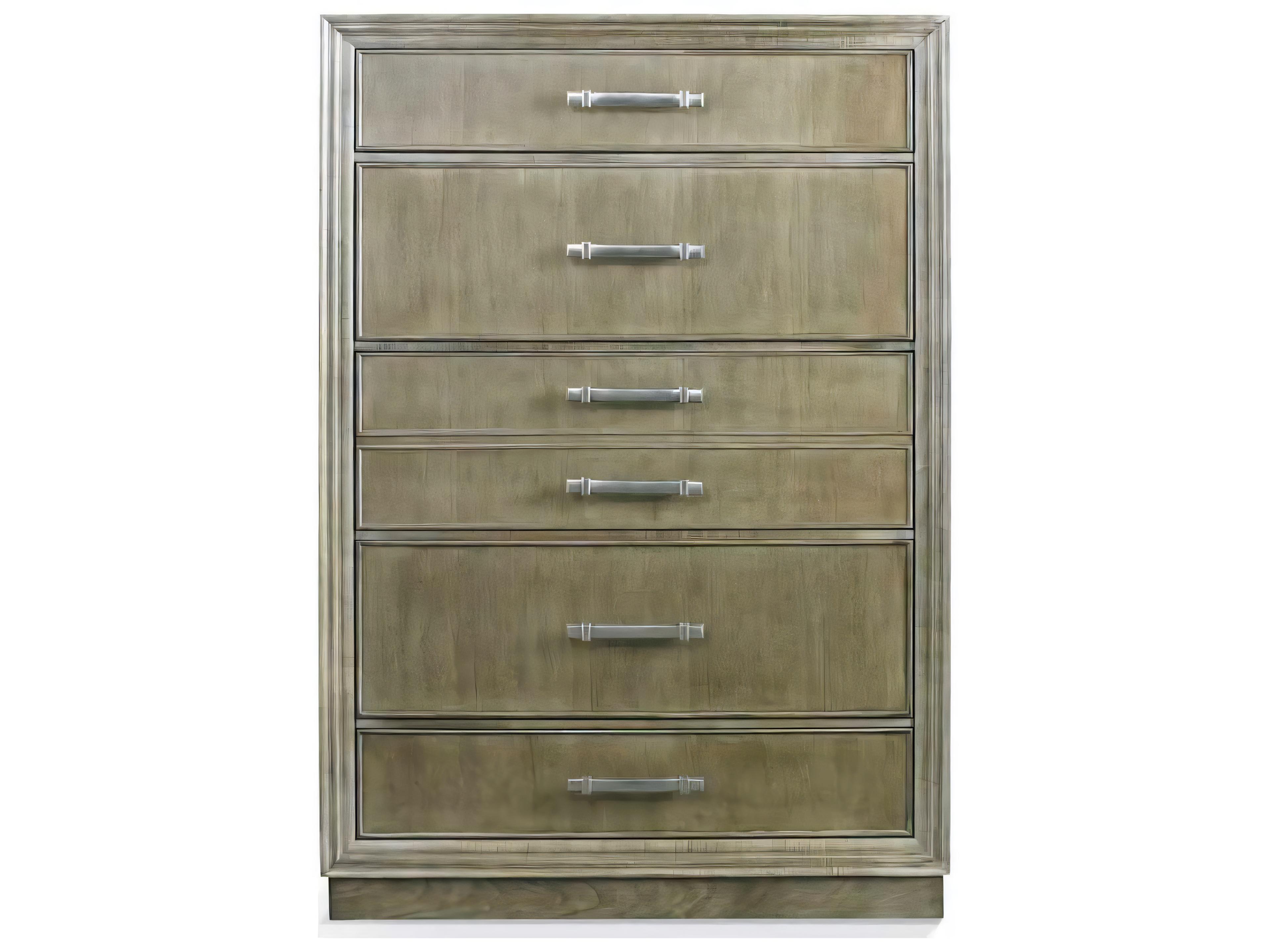 Hickory White Custom Elements Cabinet 5-Drawers Ben Accent Chest