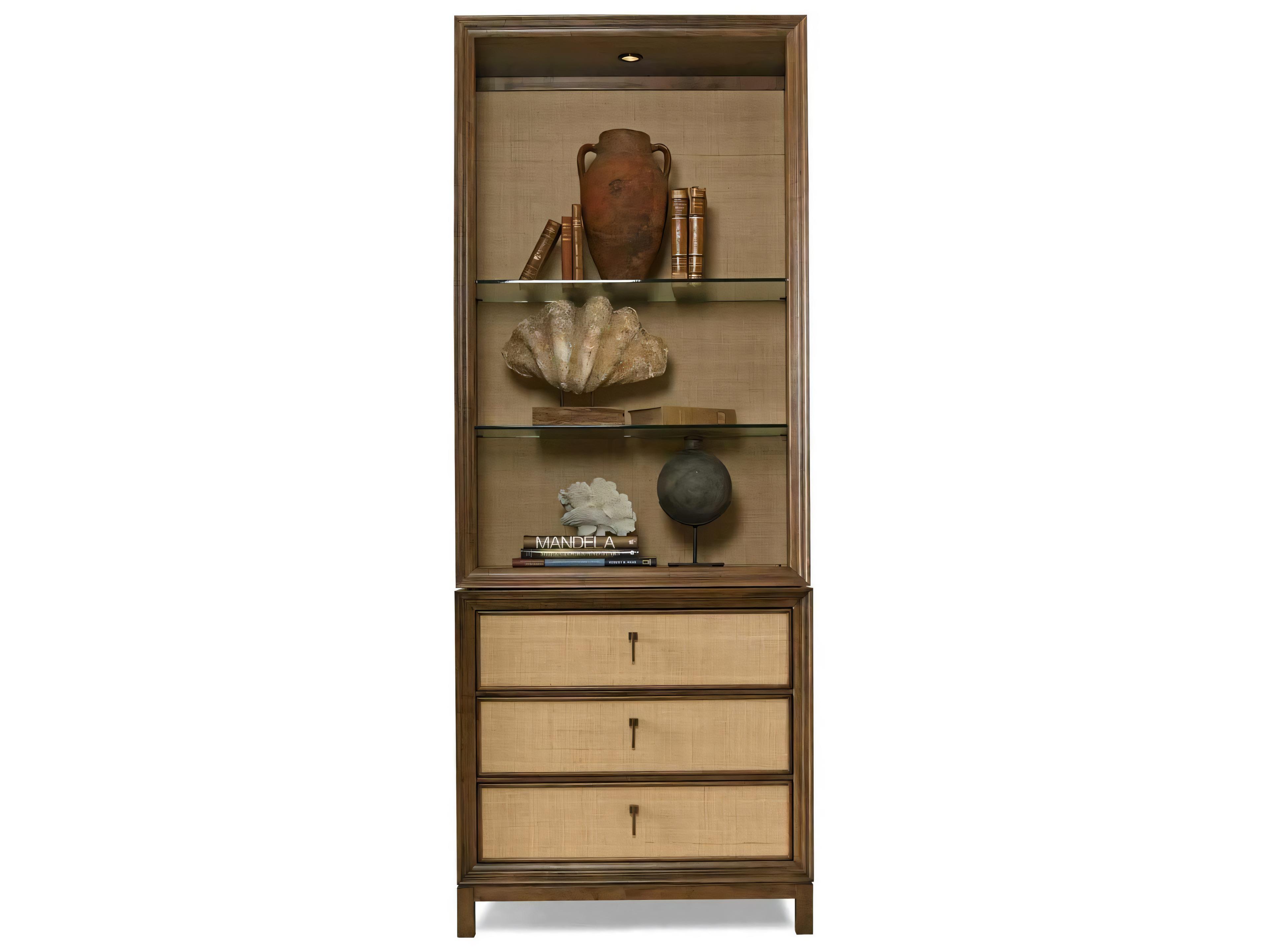 Hickory White Carl Bookcase Hutch