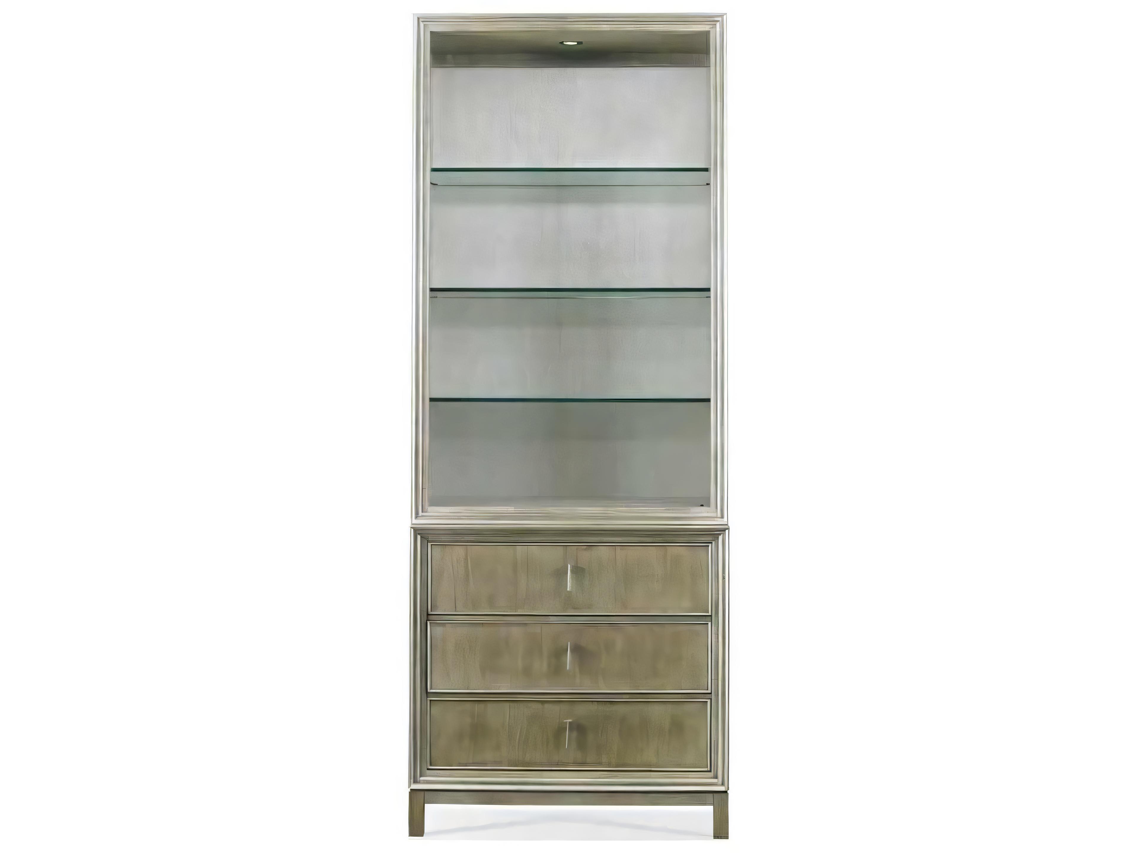 Hickory White Custom Elements Cabinet Stone Hutch