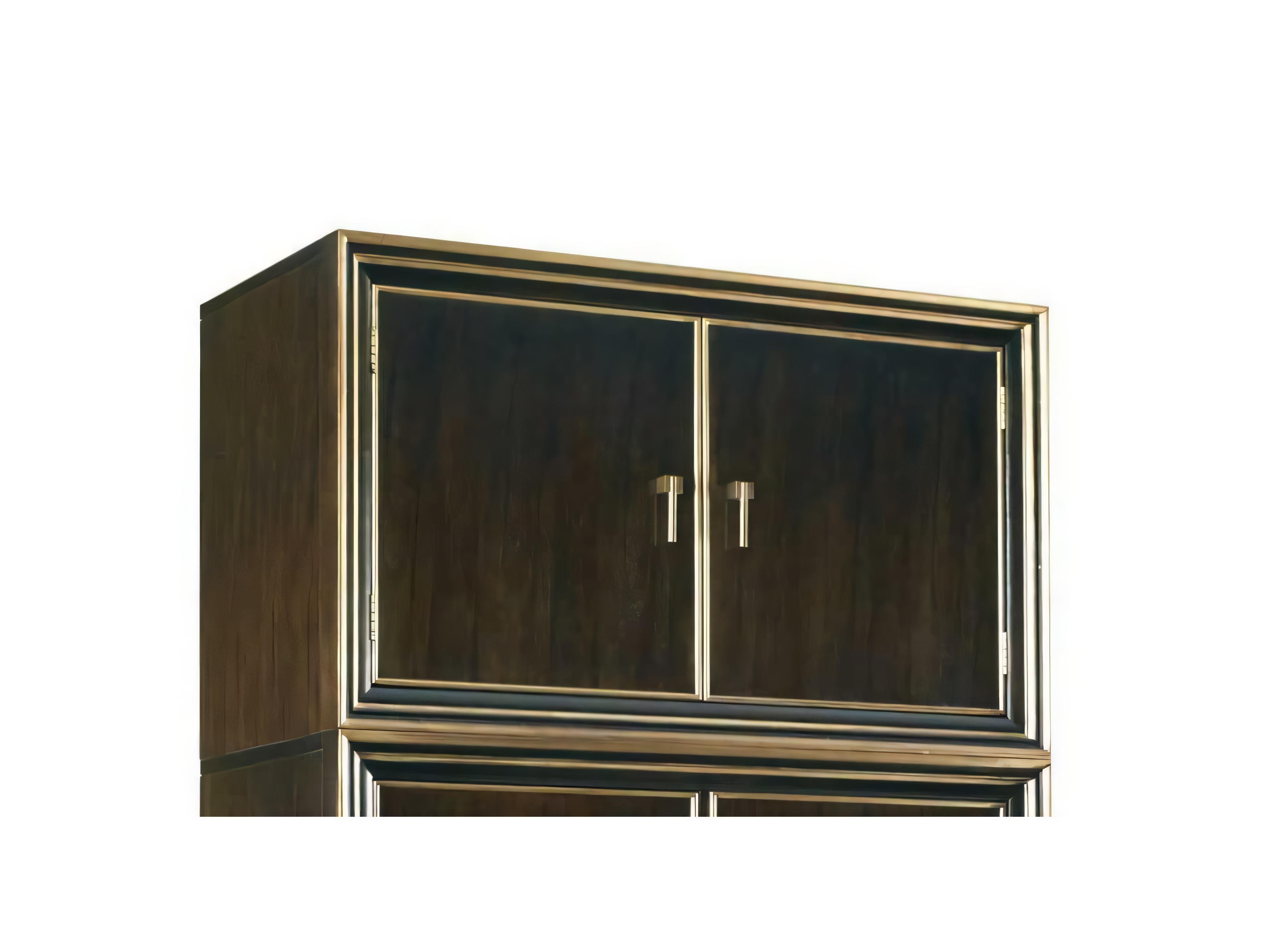 Hickory White Eric Low 2-Door Accent Cabinet