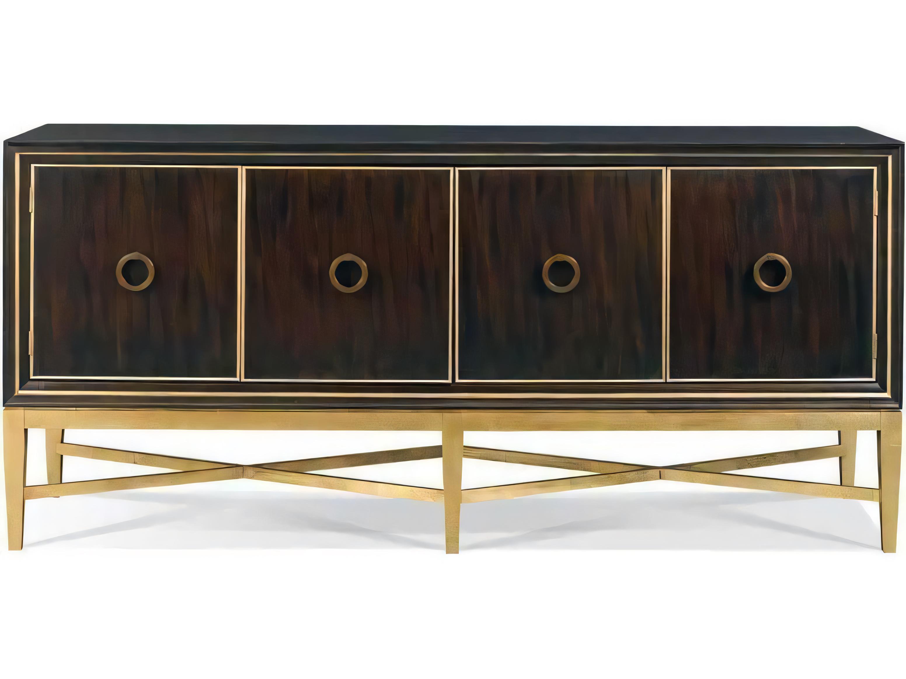 Hickory White Custom Elements Cabinet Modern Walnut Brown Maple Wood Accent Chest