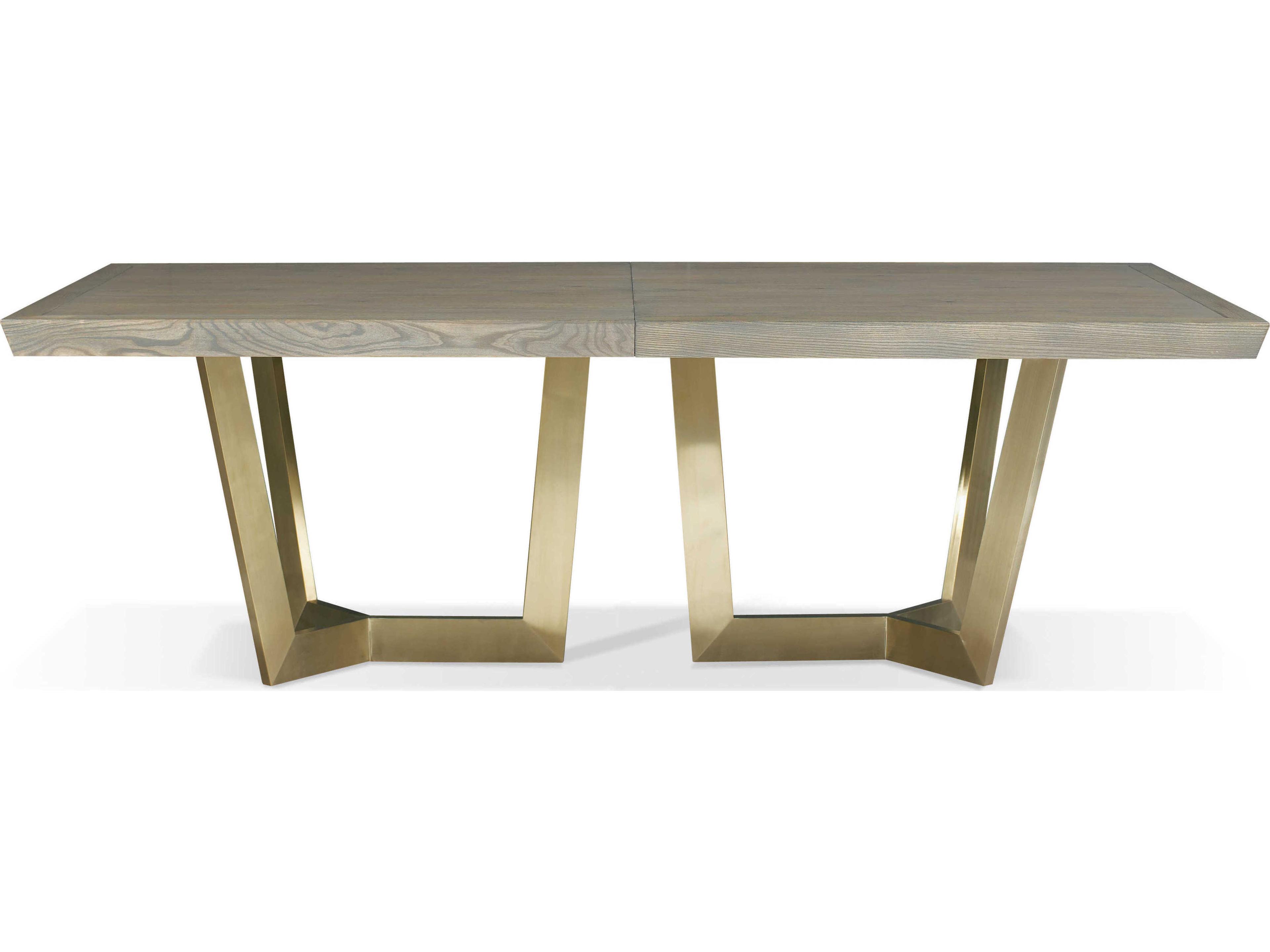 Hickory White Odyssey Rectangular Wood Cole Dining Table