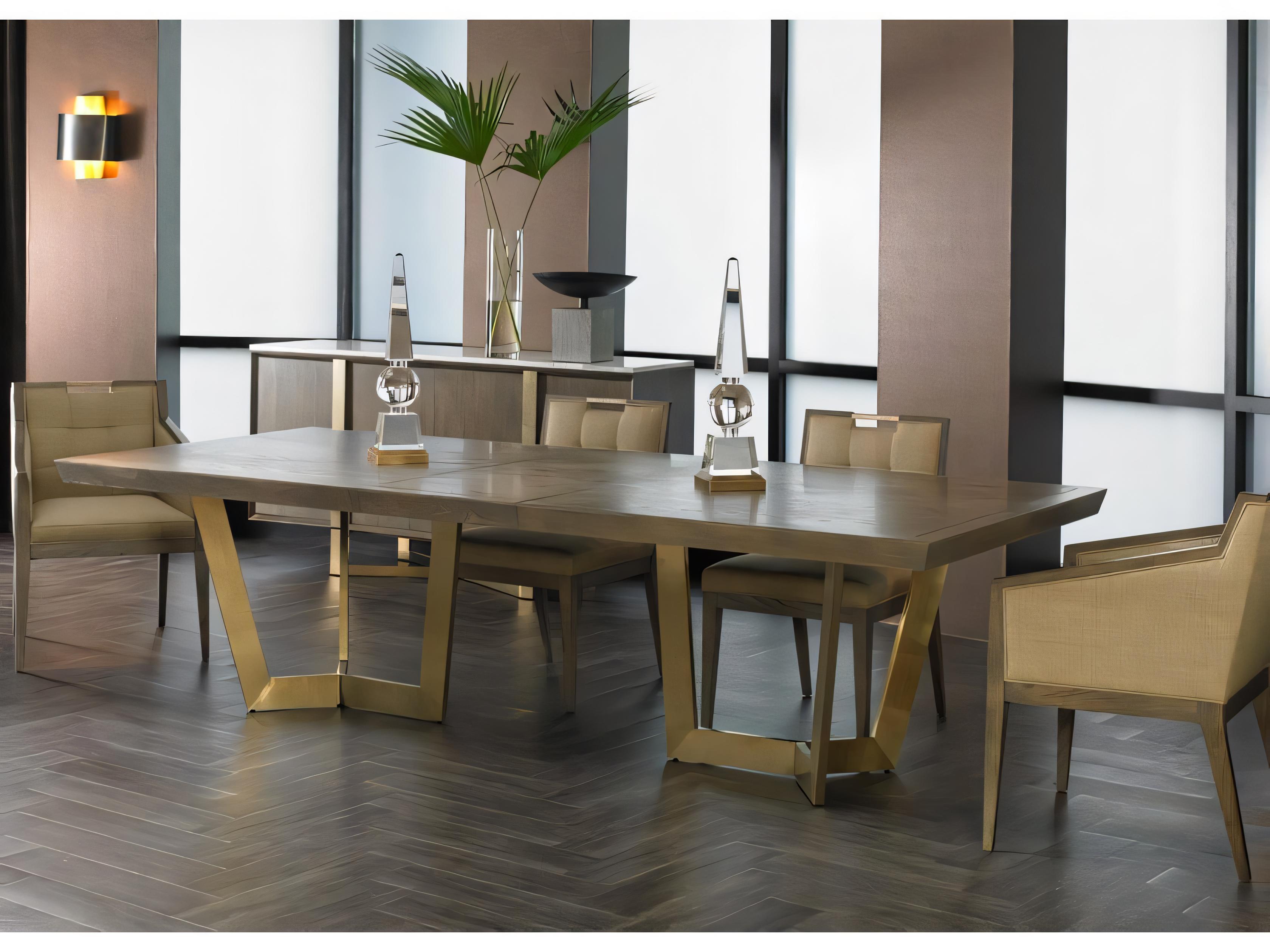 Hickory White Odyssey Rectangular Wood Cole Dining Table