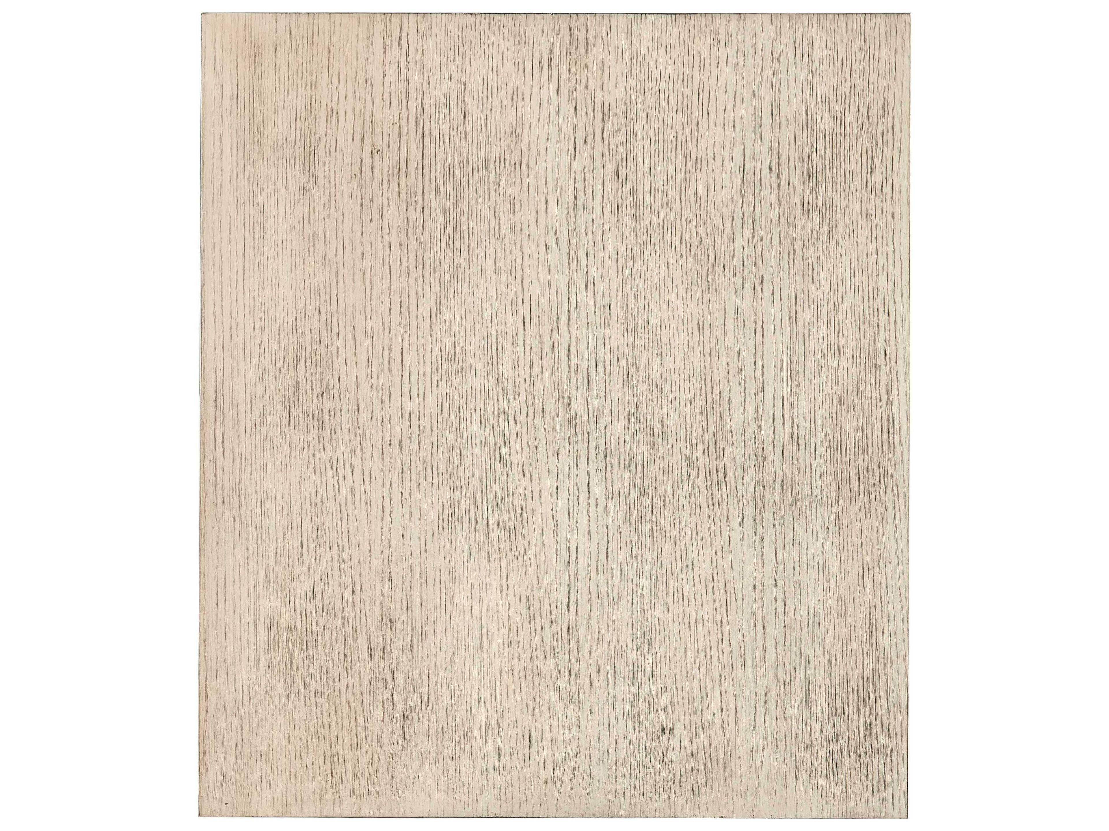 Hickory White Trellis Rectangular Wood Sawyer End Table