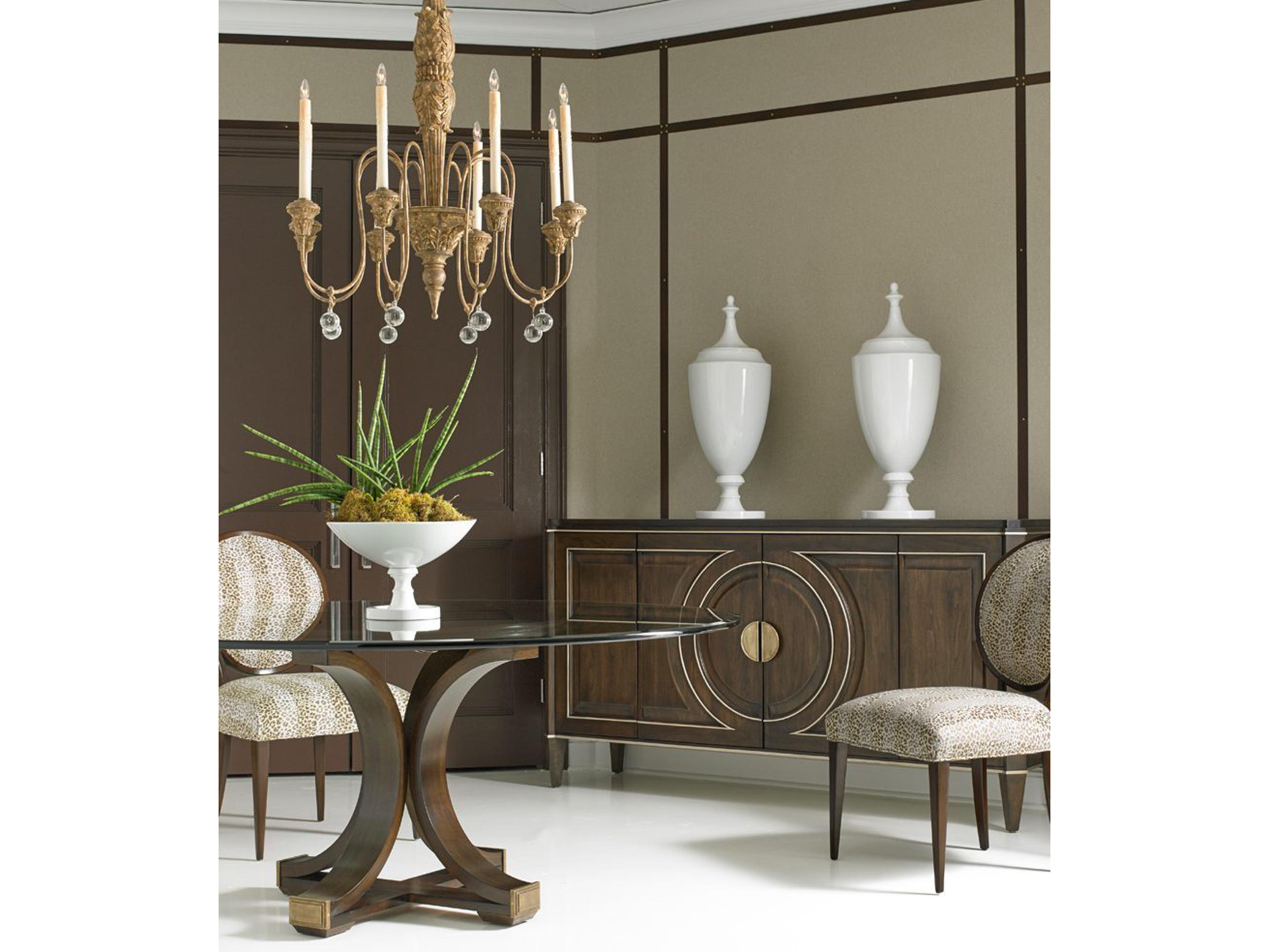 Hickory White Terra Modern 76" Walnut Wood Sideboard