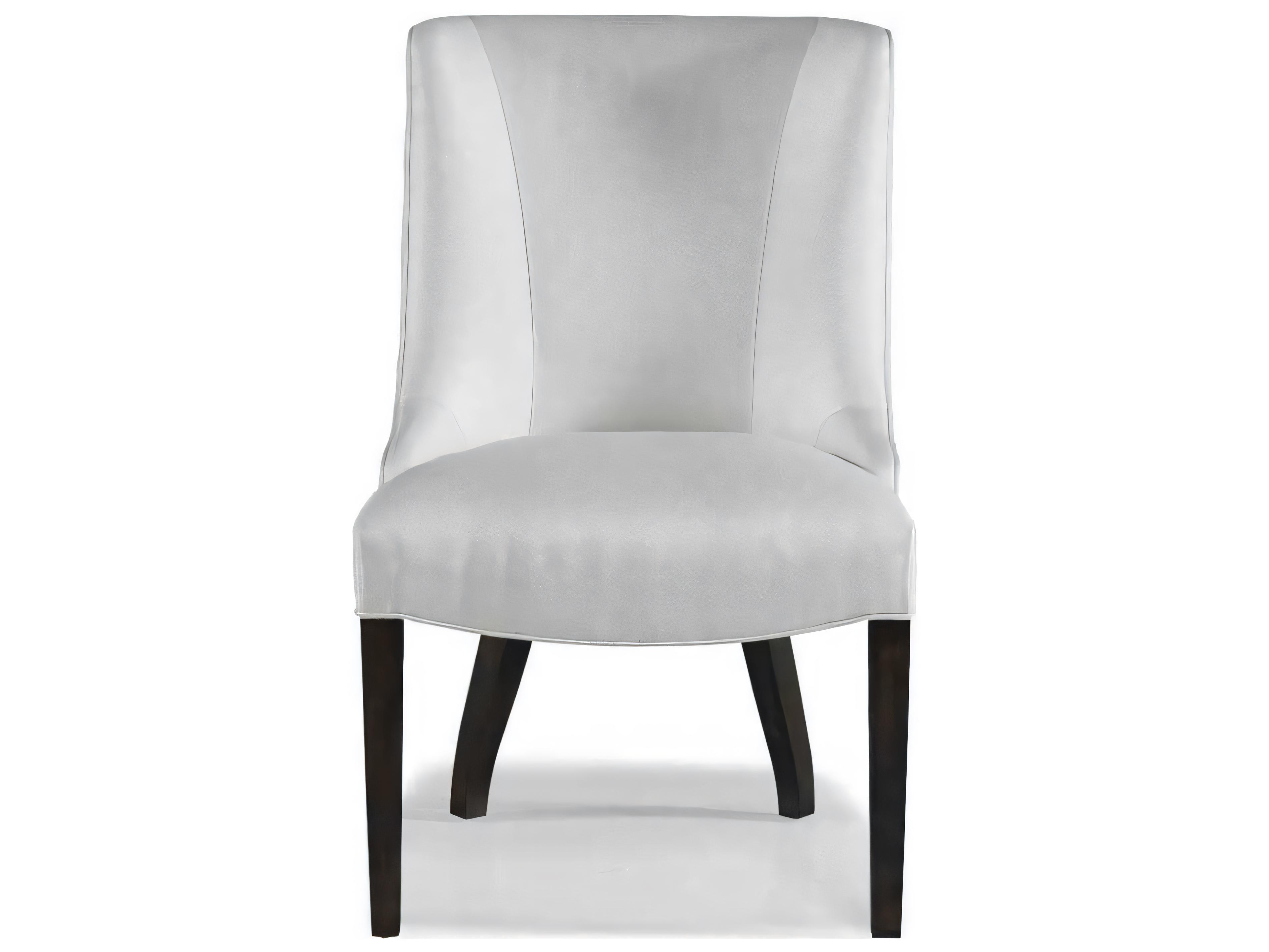 Hickory White Central Park Maple Wood Upholstered Brooklyn Side Dining Chair