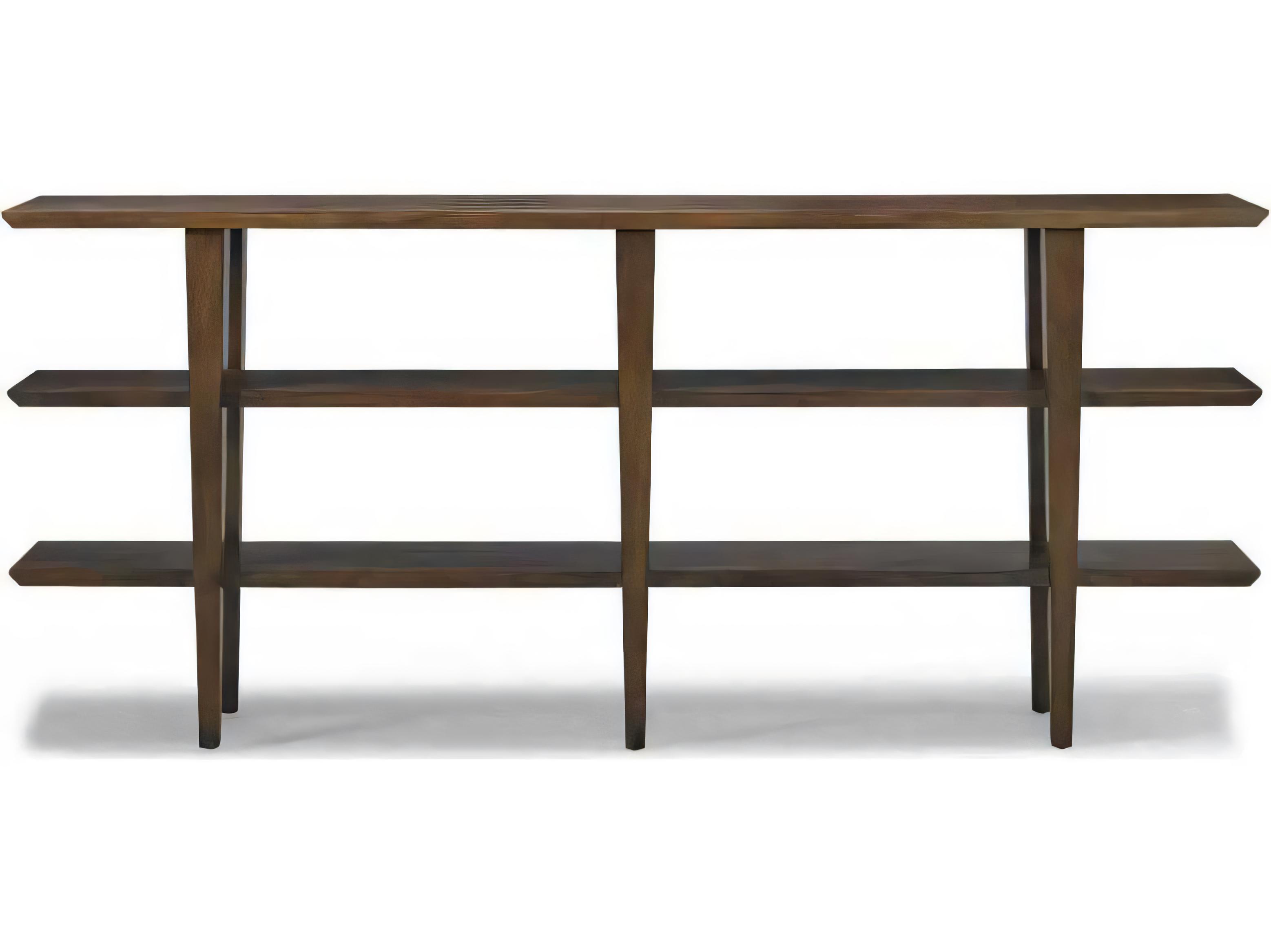 Hickory White Terra Modern Rectangular Wood Ames Console Table