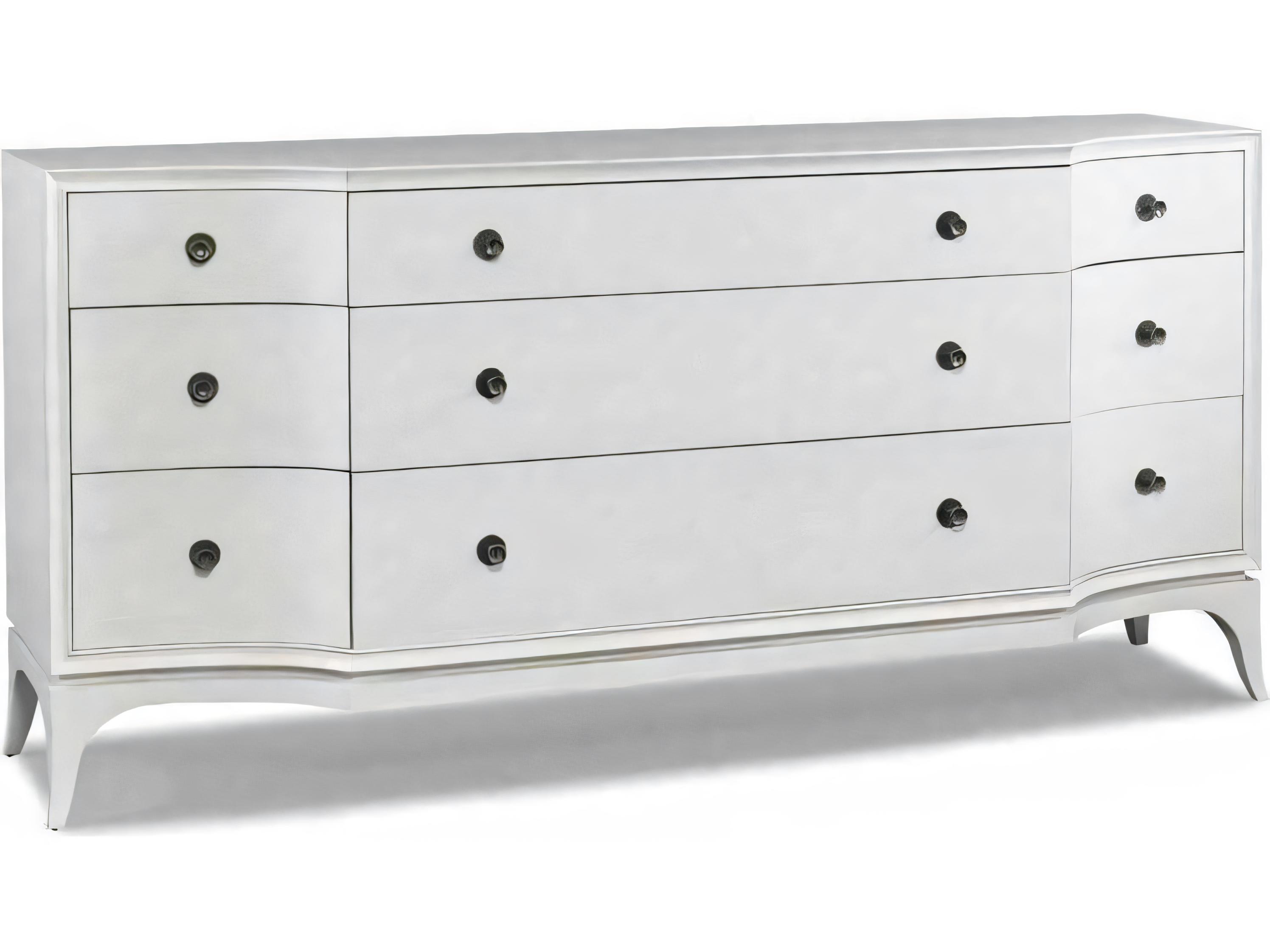 Hickory White Terra Modern Maple Wood Dresser