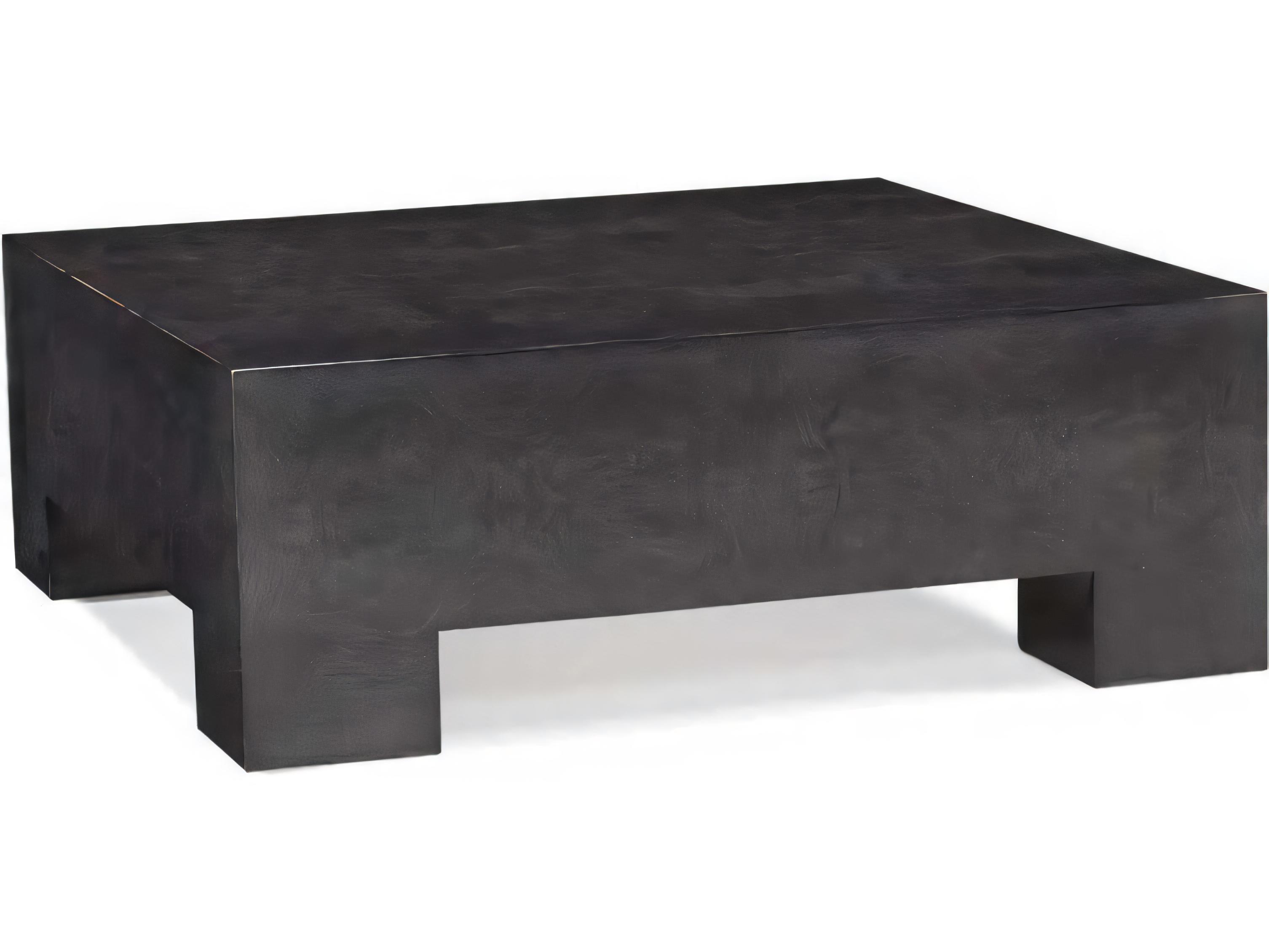 Hickory White Journey The World Square Wood Barcelona Cocktail Table