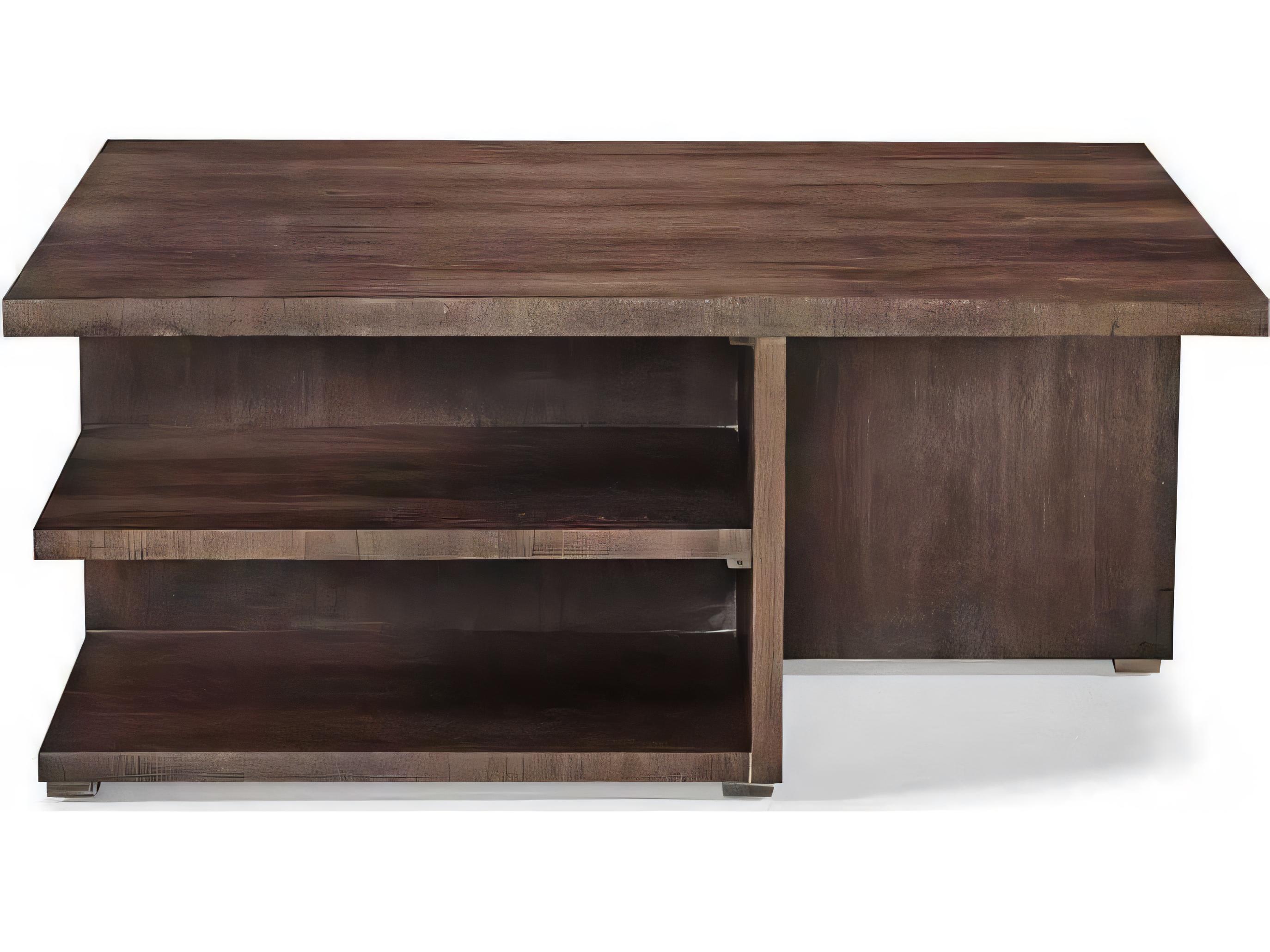 Hickory White Modern Retreat Rectangular Wood Cruz Cocktail Table