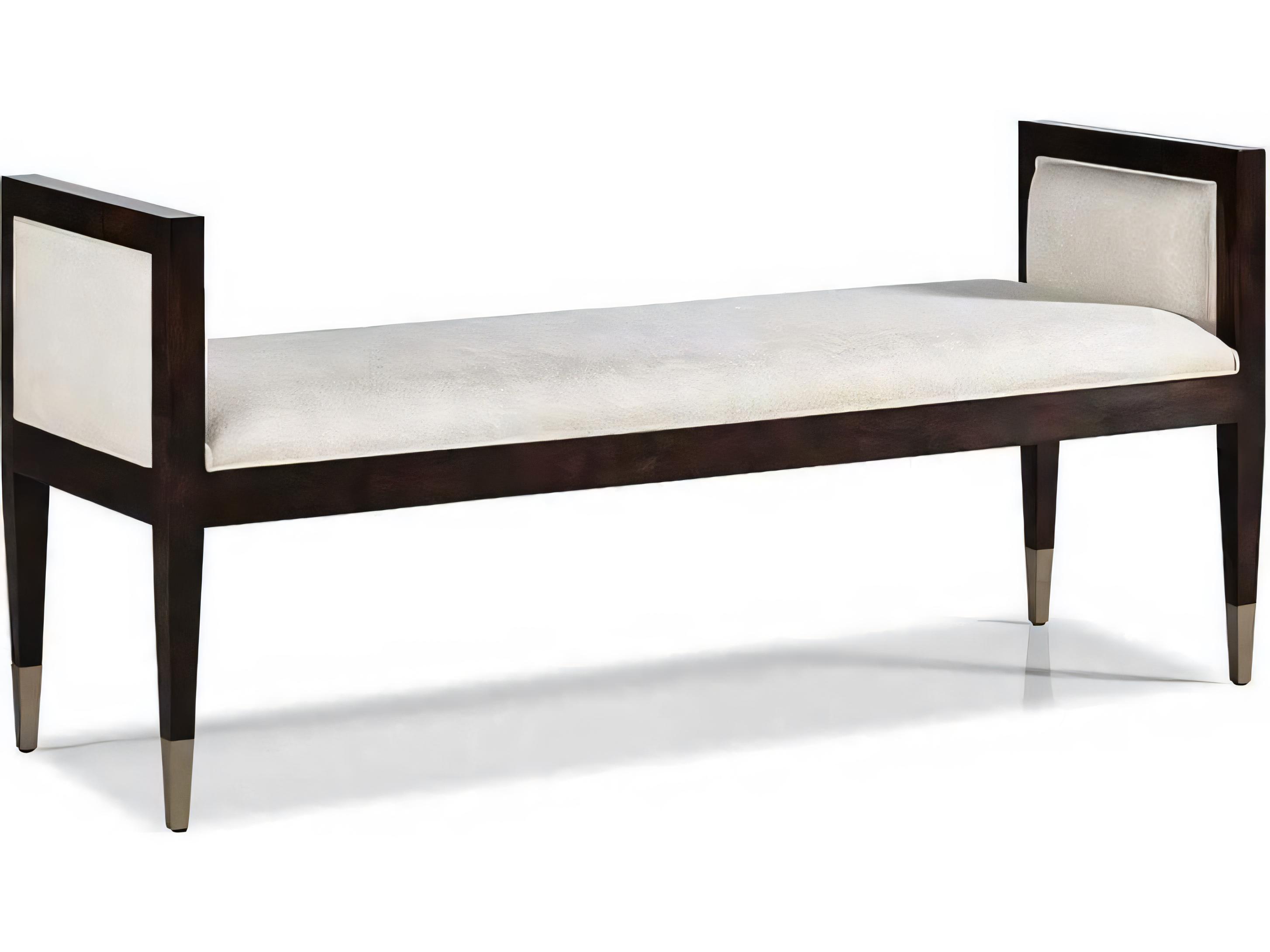 Hickory White Artifex Vuitton Brown Matisse Bench