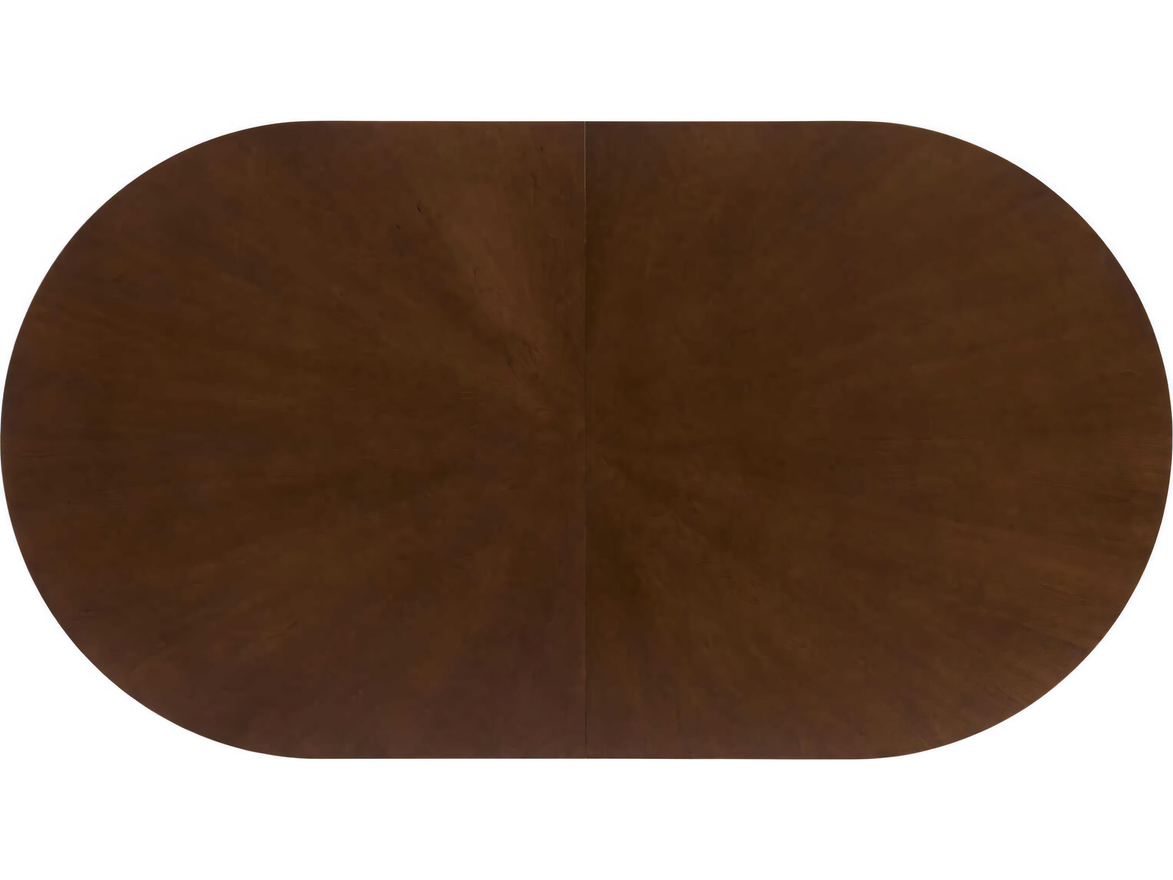 Hickory White Novella Oval Wood Organic Brown Dining Table