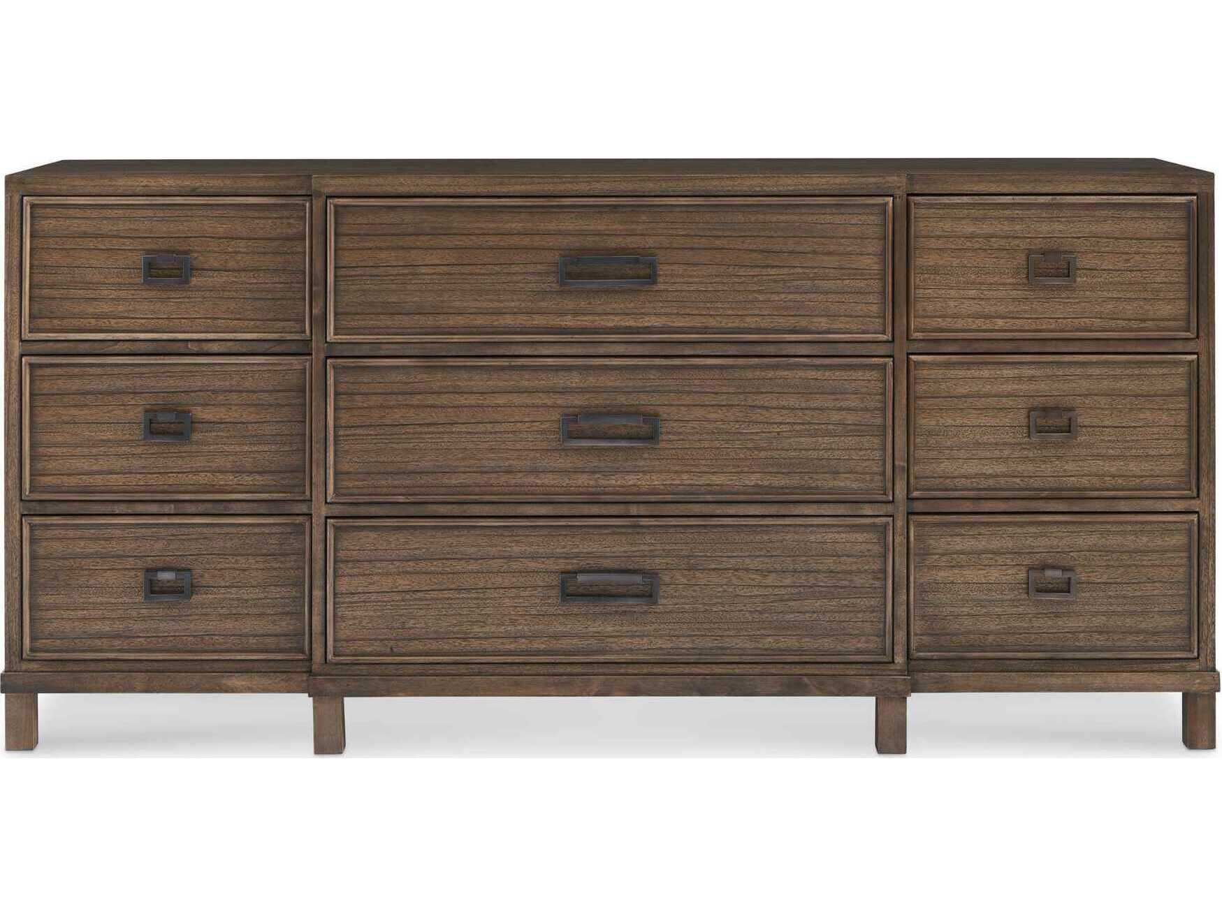 Hickory White Courtland Saratoga 9-Drawer Triple Dresser