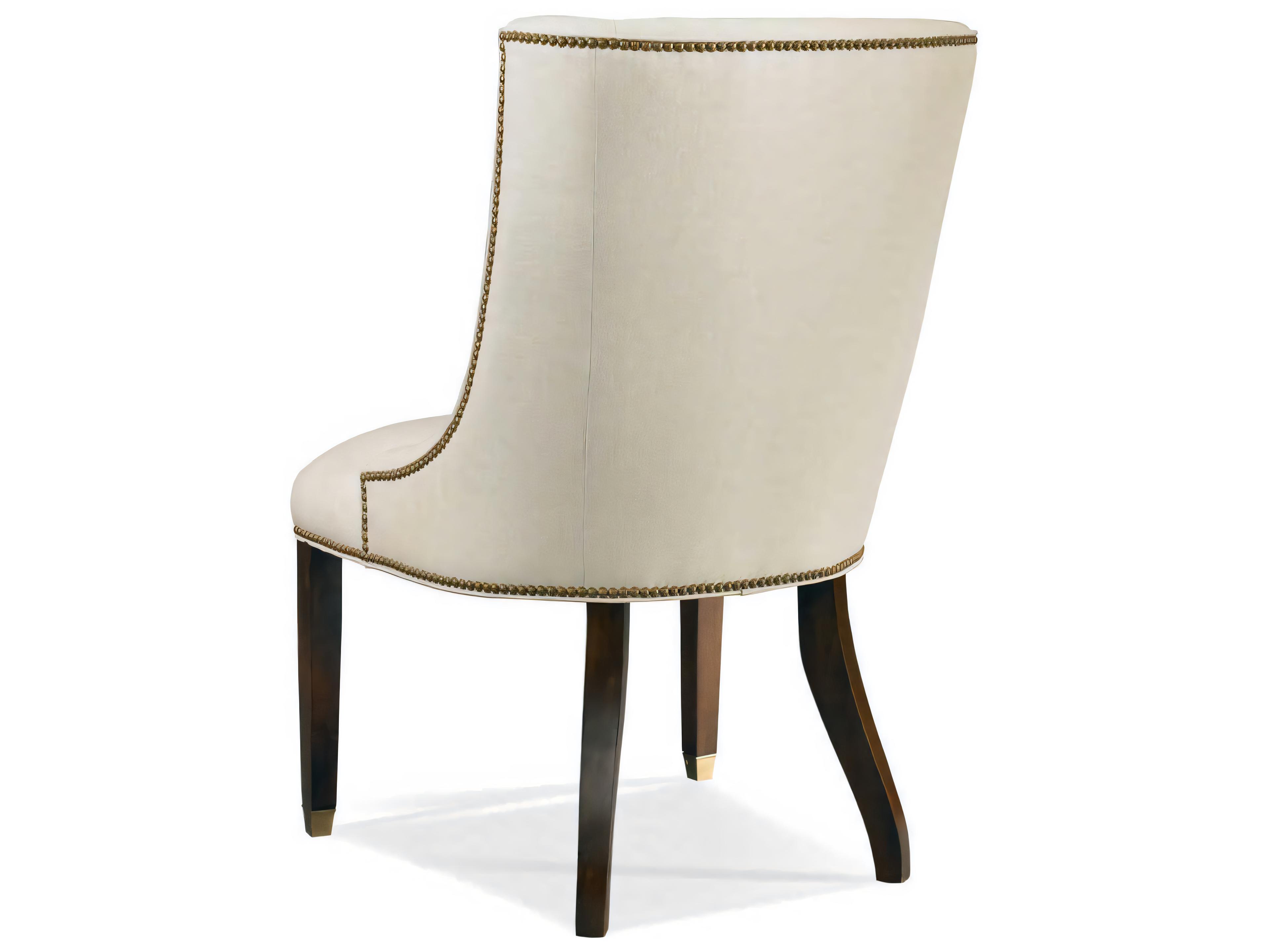Hickory White Metropolitan Classics Hardwood Beige Upholstered Tullamore Side Dining Chair