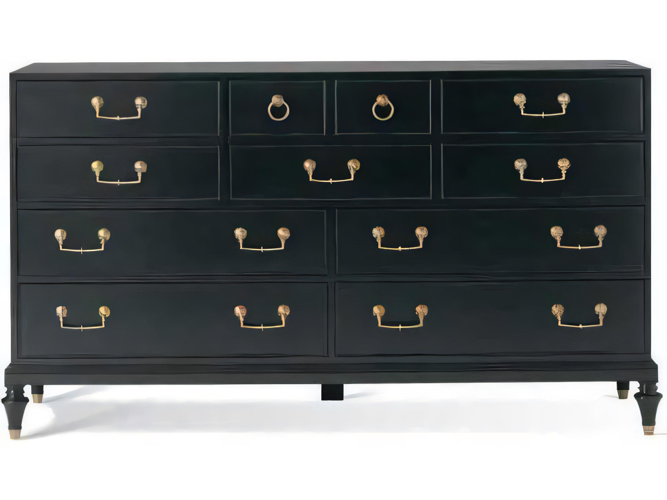 Hickory White Metropolitan Classics 10-Drawer Triple Dresser