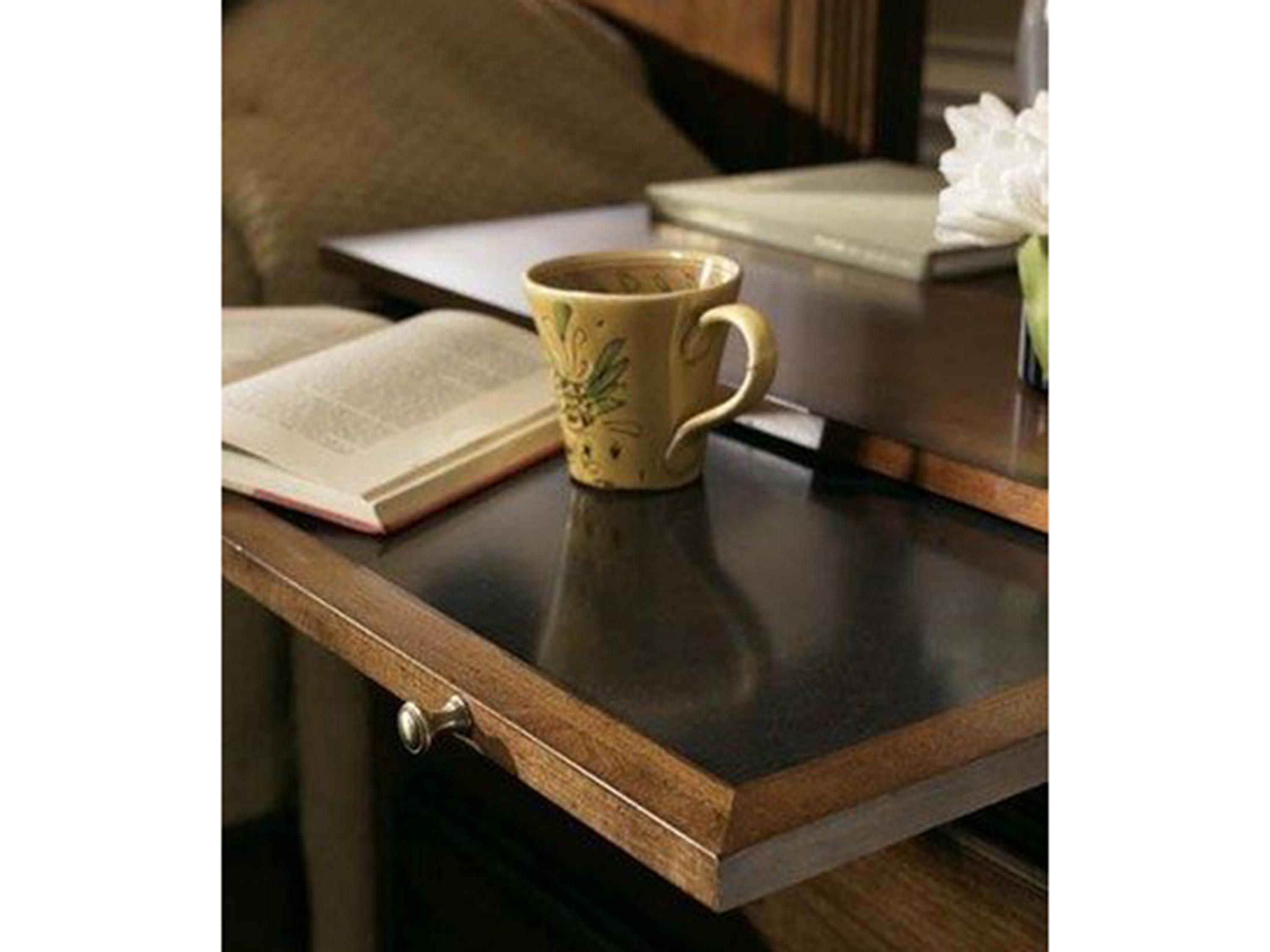 Hickory White Metropolitan Classics 3-Drawers Black Maple Wood Nightstand