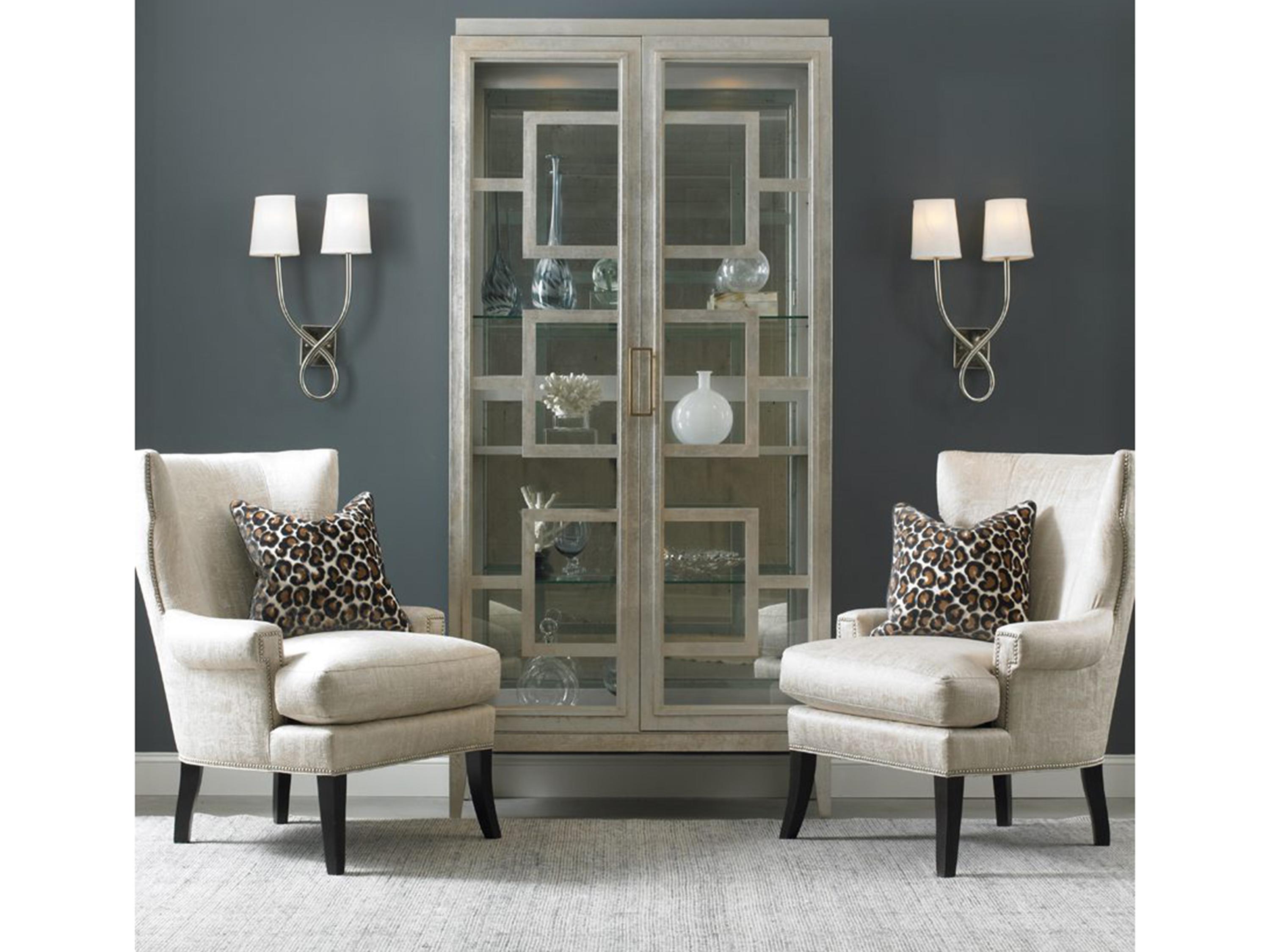 Hickory White Westport Maple Wood Display Cabinet