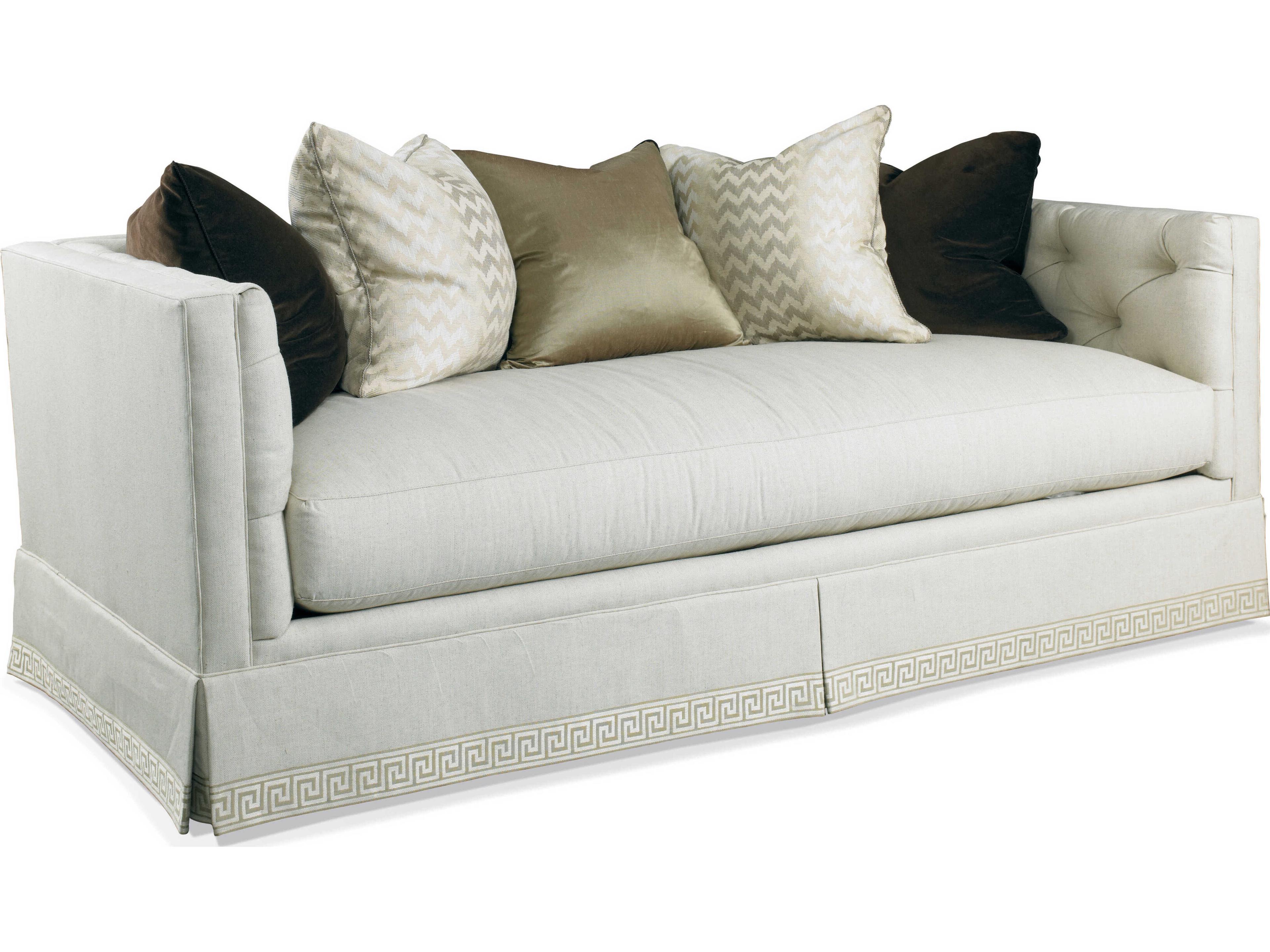Hickory White Custom Elements Upholstery Gray Upholstered Sofa
