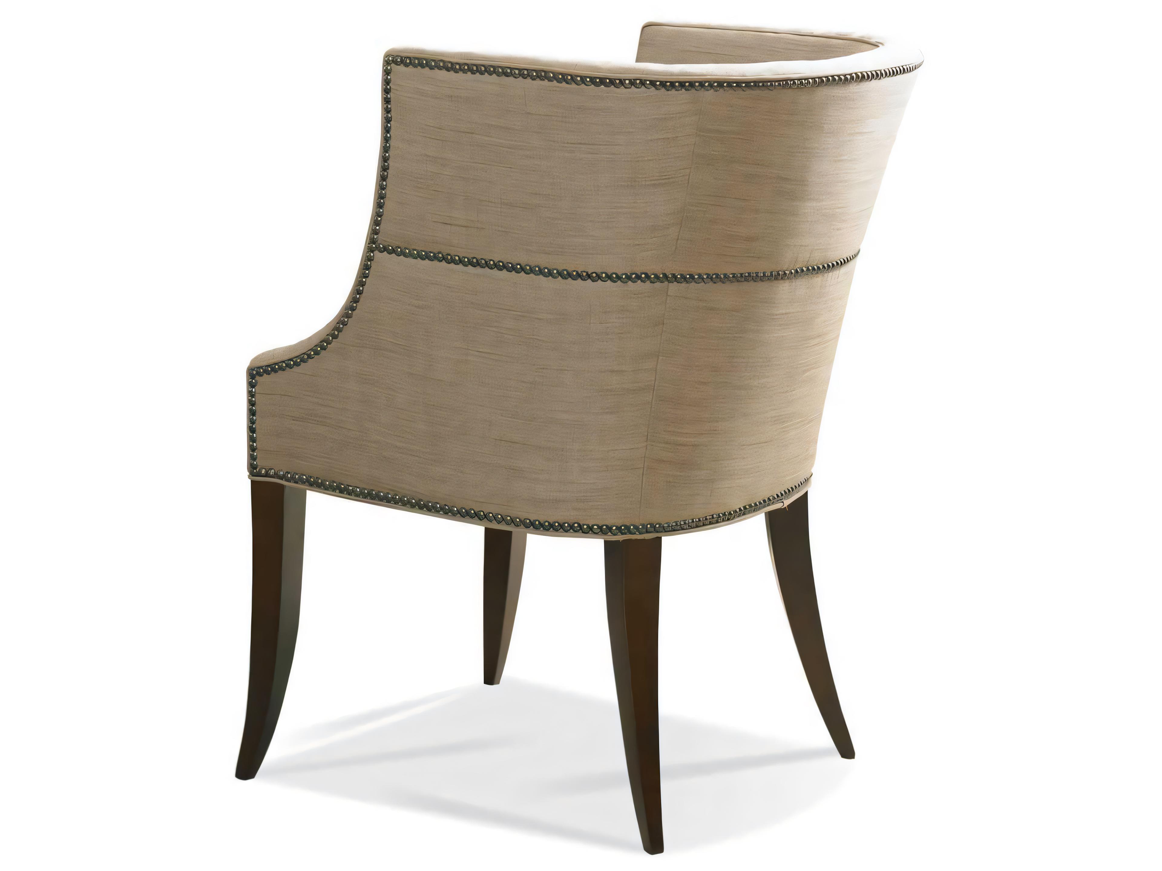 Hickory White Custom Elements Upholstery Leather Pull-Up Accent Chair