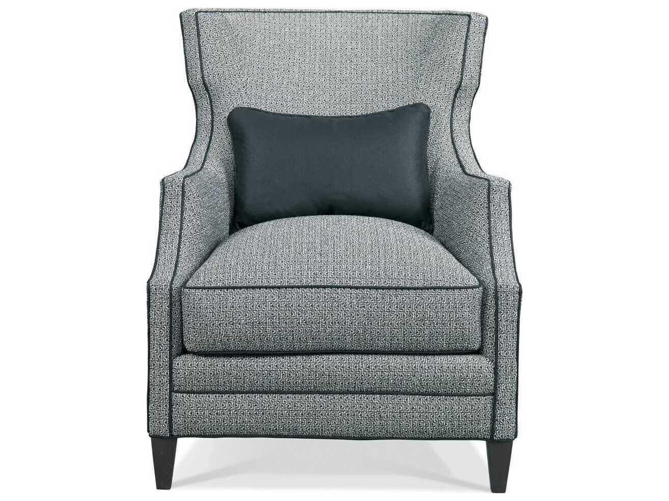 Hickory White Custom Elements Upholstery Fabric Wing Accent Chair