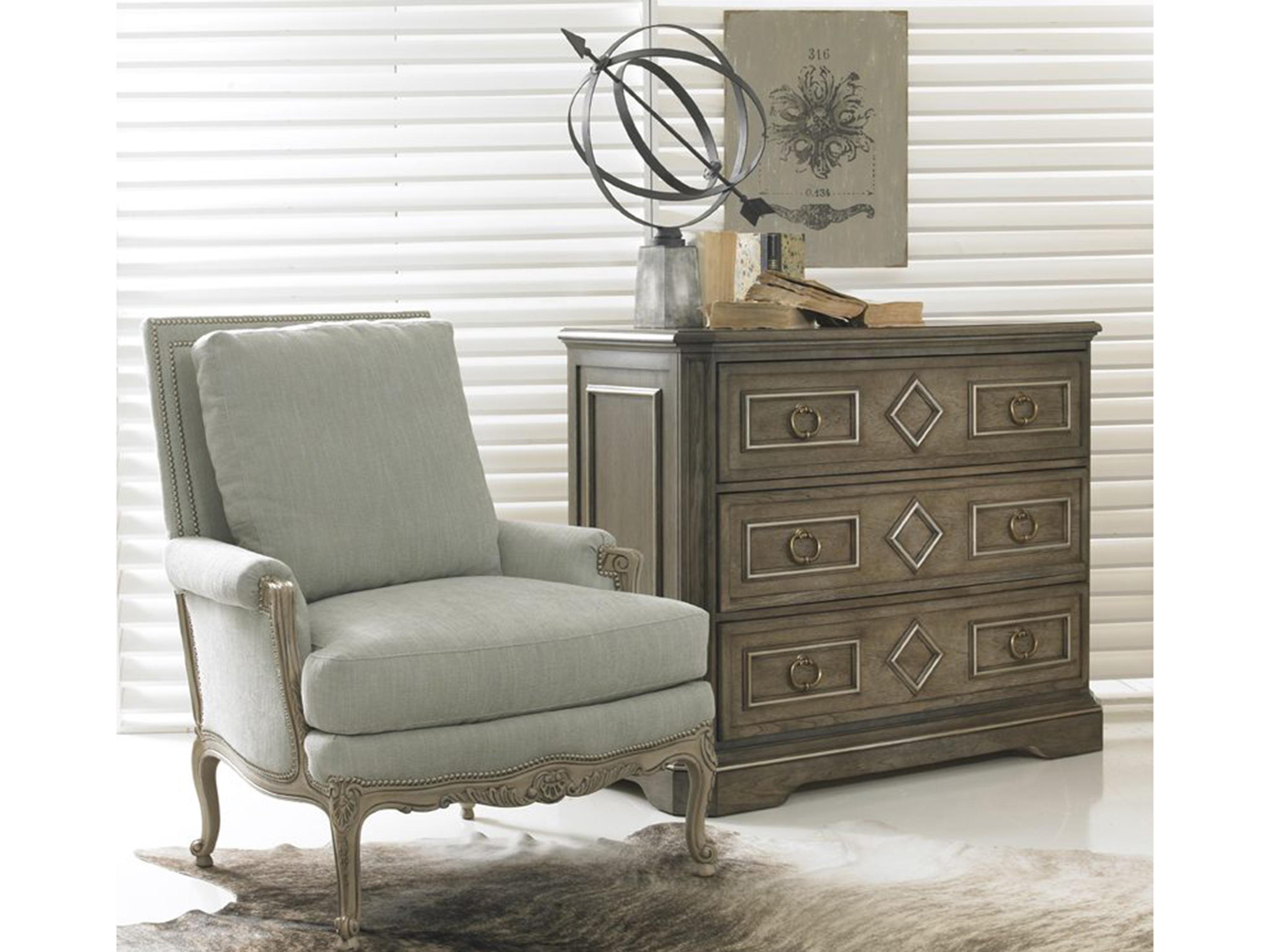 Hickory White Custom Elements Upholstery Fabric Accent Chair