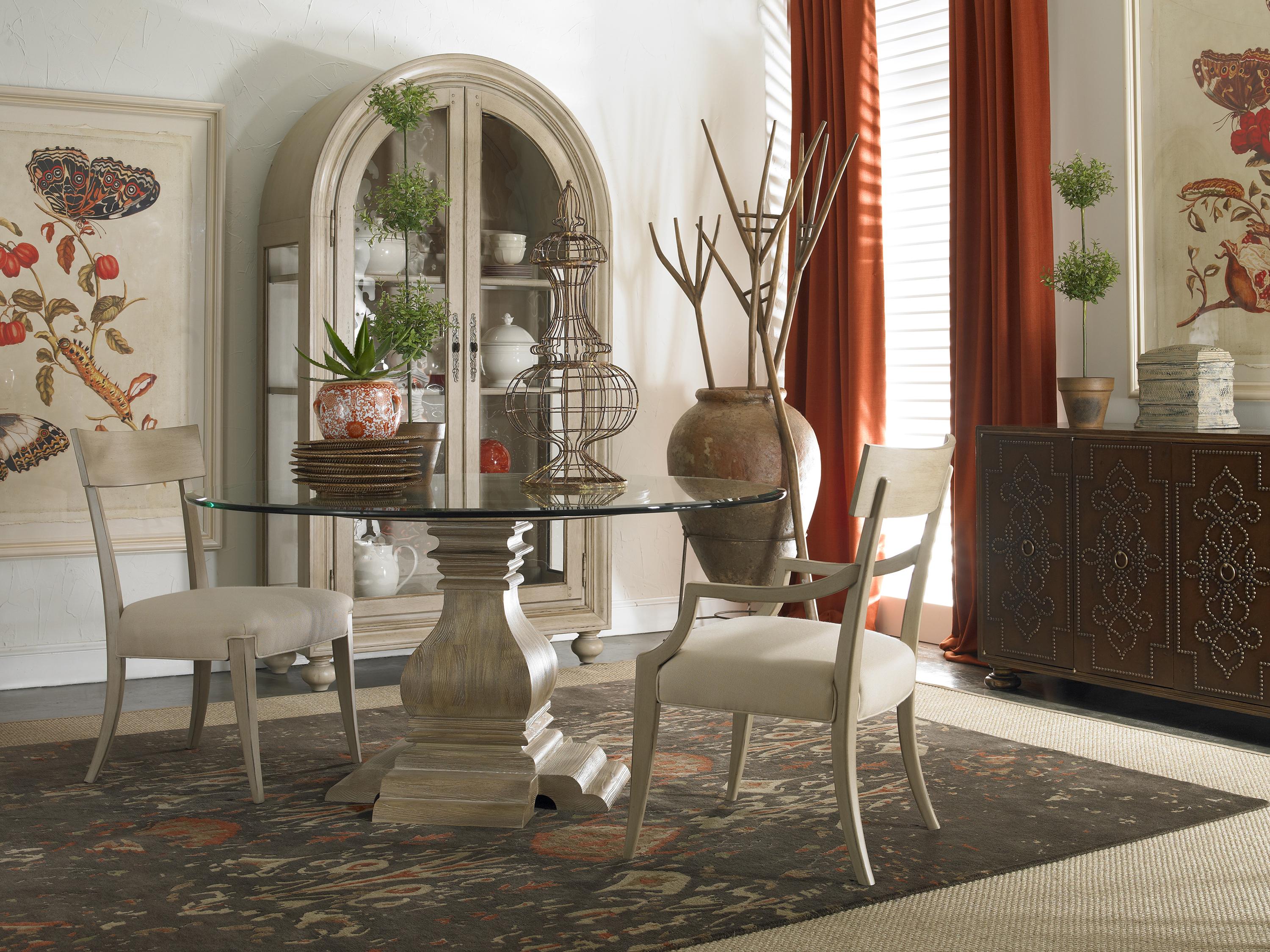 Hickory White Baluster Dining Table Base