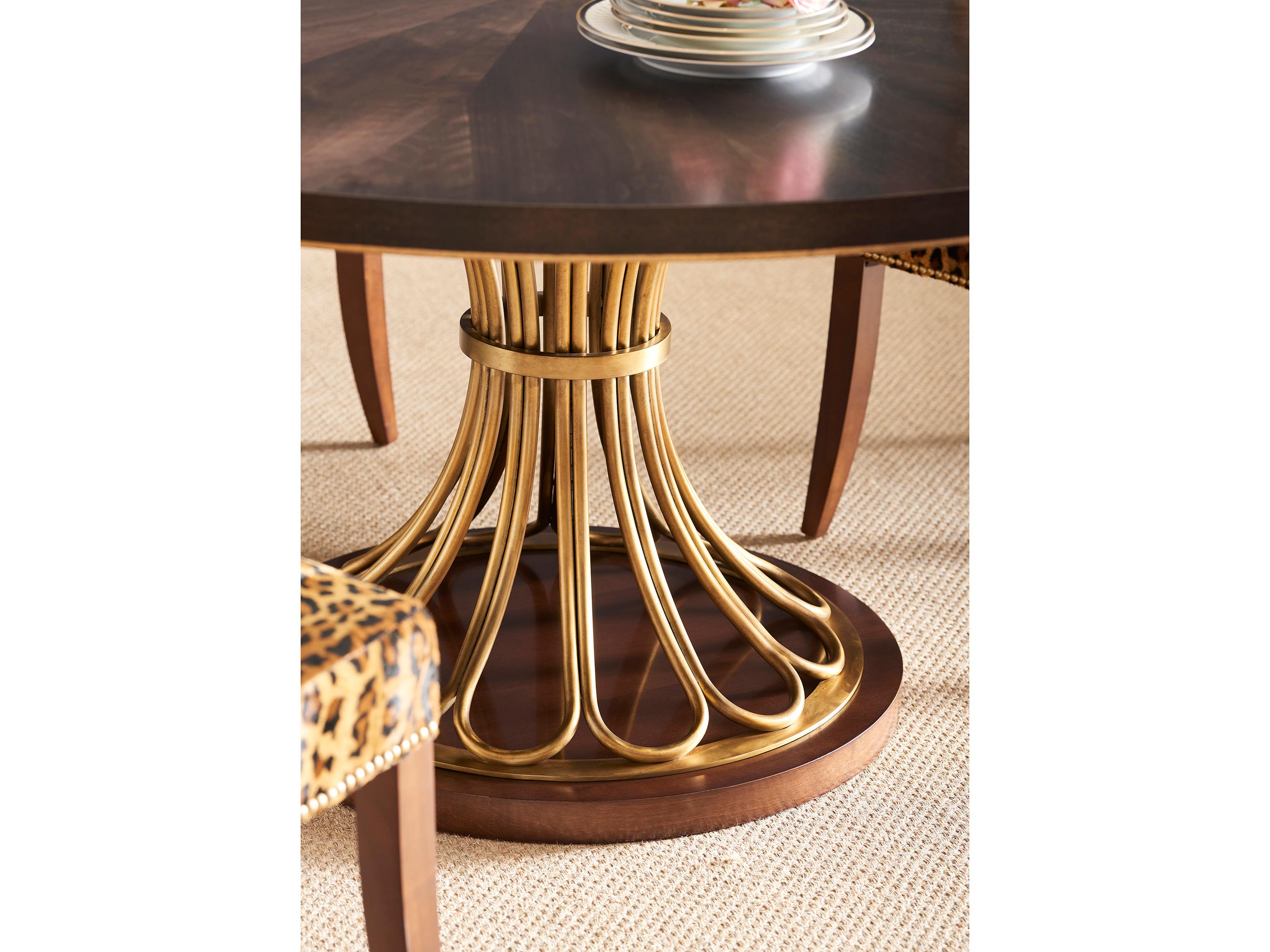 Hickory White Hartwell Gold Dining Table Base