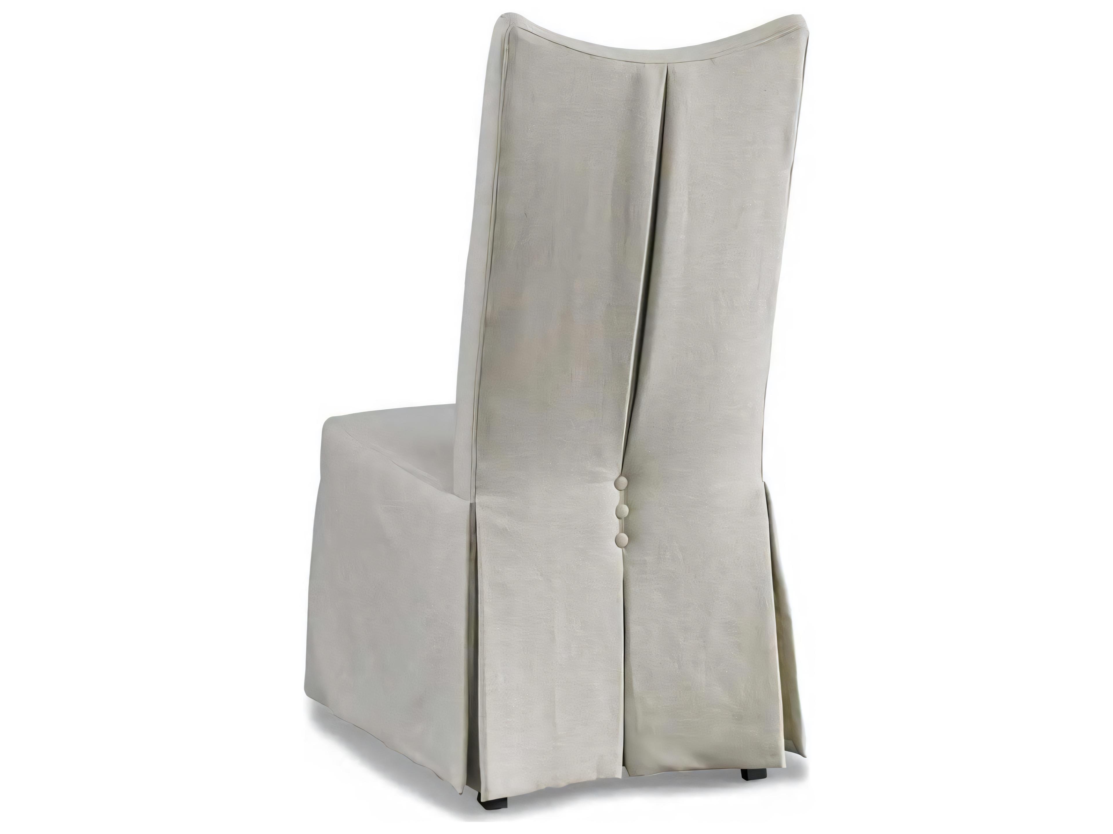 Hickory White Custom Elements Upholstery Beige Upholstered Laurel Side Dining Chair