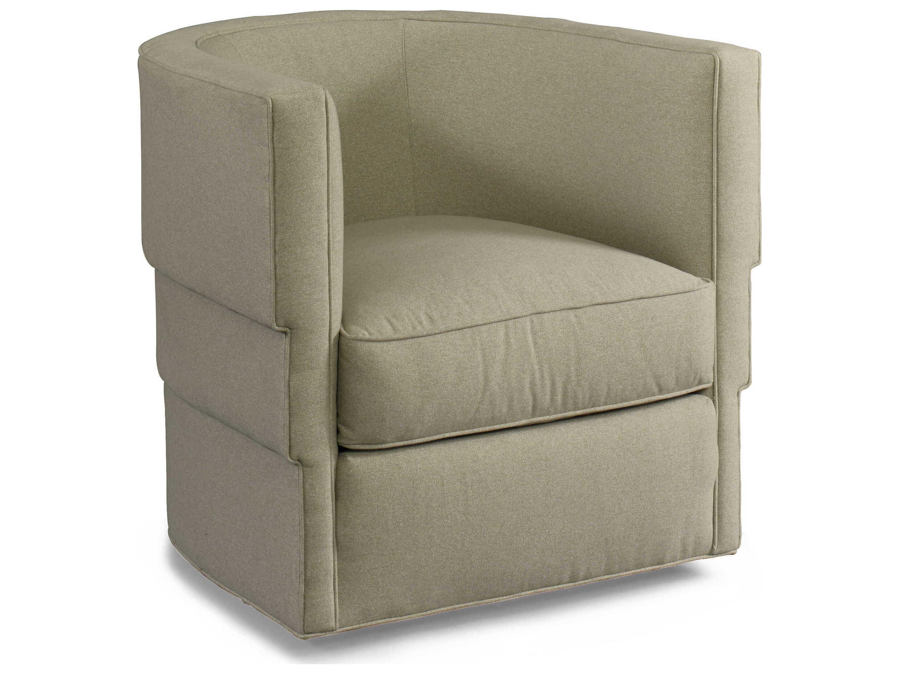 Hickory White Riley Swivel Fabric Accent Chair