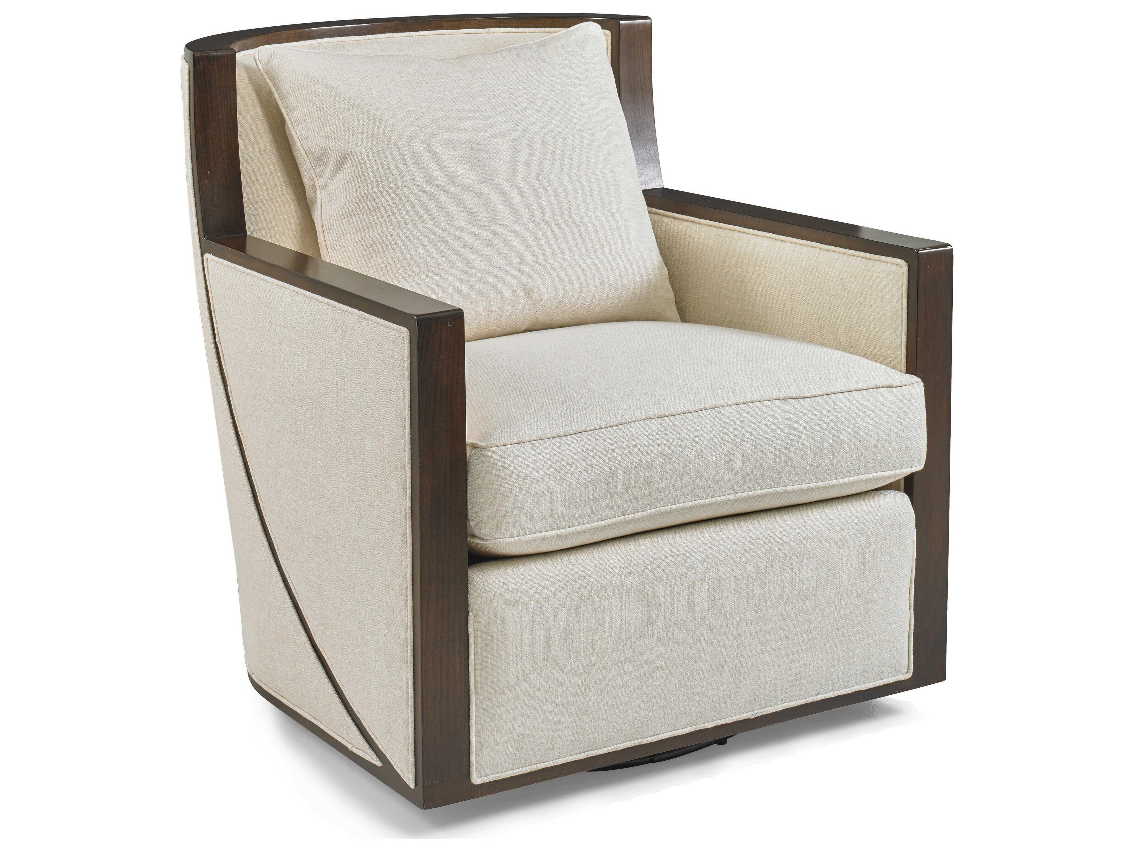 Hickory White Maxwell Swivel Fabric Accent Chair